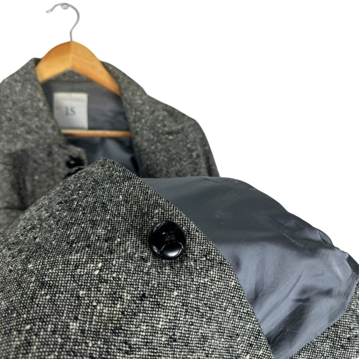 Issey Miyake × Japanese Brand × Sunao Kuwahara ☀️SUNAO KUWAHARA IS HERRINGBONE LONG JACKET Size M / US 6-8 / IT 42-44 - 5 Thumbnail