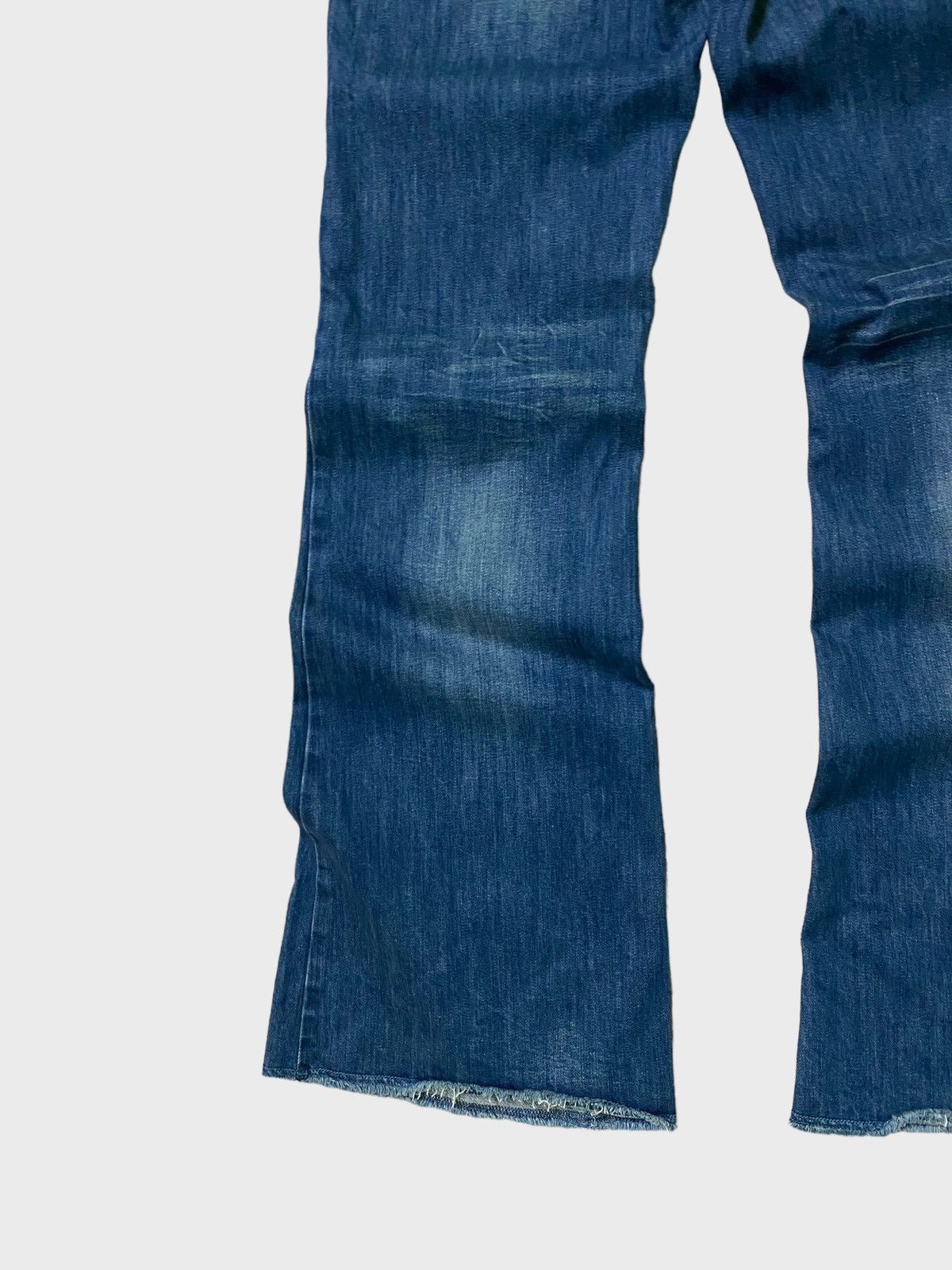 Diesel Flared Balenciaga Style Diesel Washed Wide legs Jeans 90s Size US 27 - 14 Thumbnail