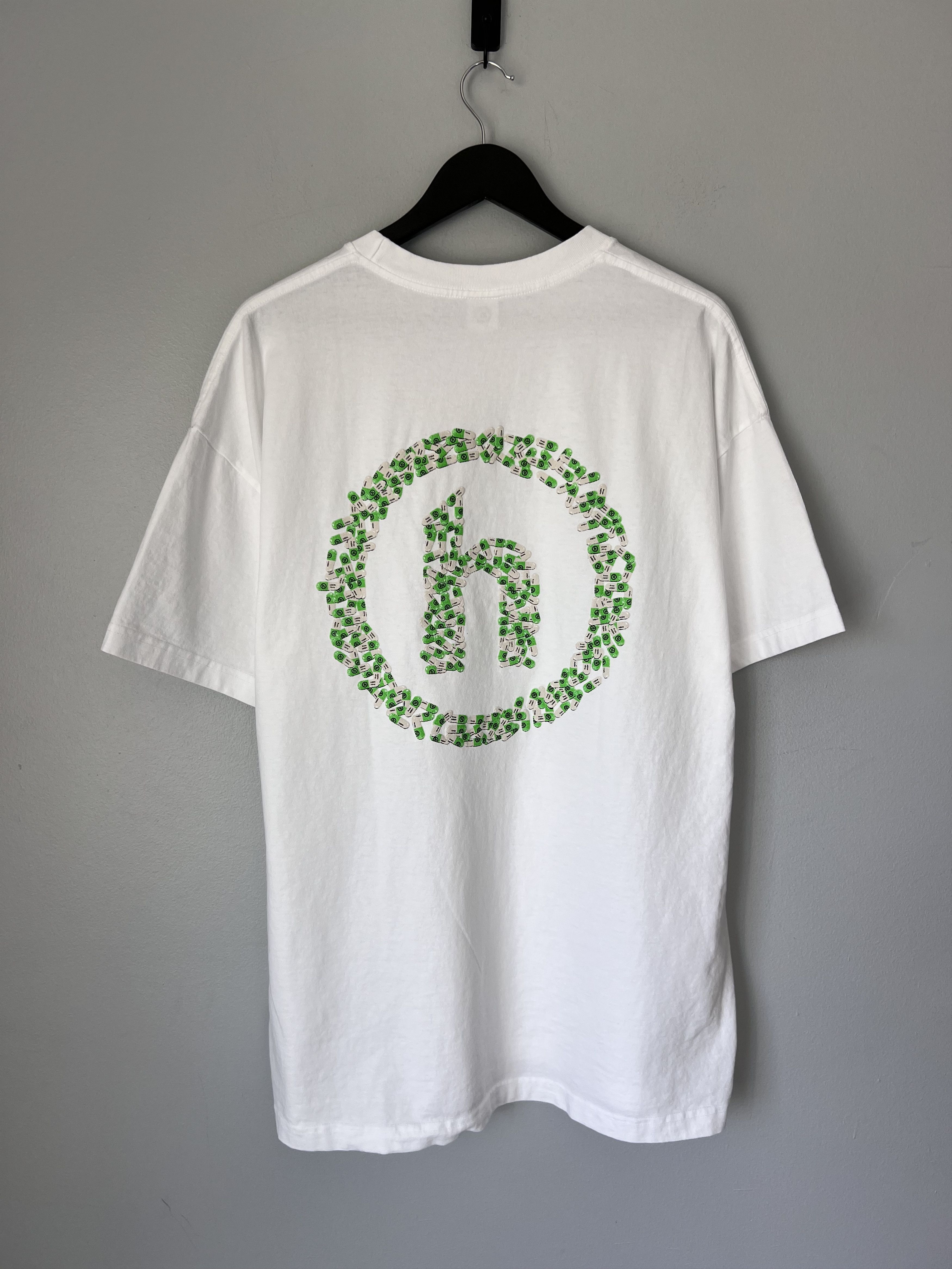 HIDDEN Hidden NY Scattered Pill H Logo Tee in White Size US XL / EU 56 / 4 - 1 Thumbnail