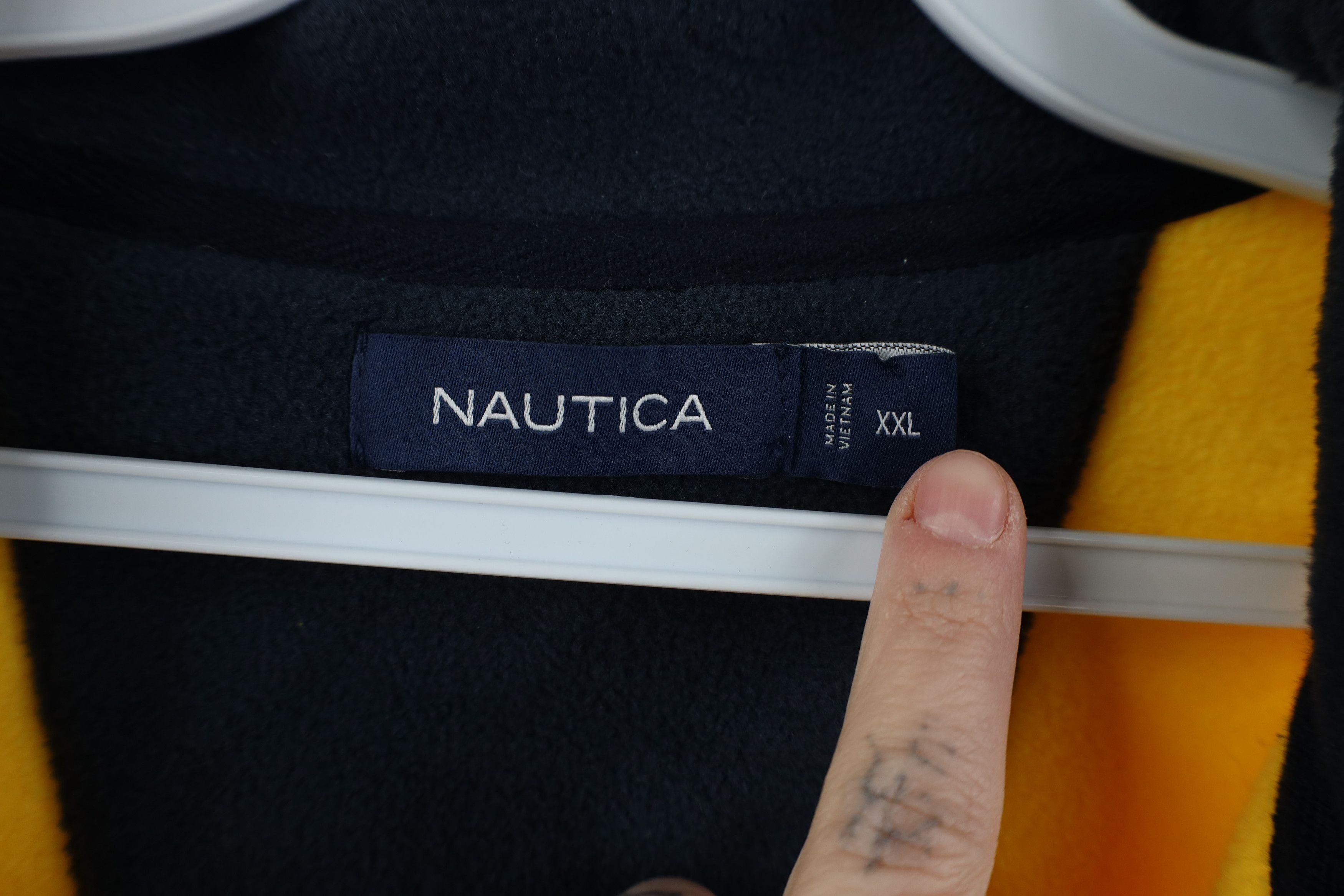 Nautica Vintage 90s Y2K Nautica 1/4 Half Zip Fleece Pullover Sweater Size US XXL / EU 58 / 5 - 6 Thumbnail