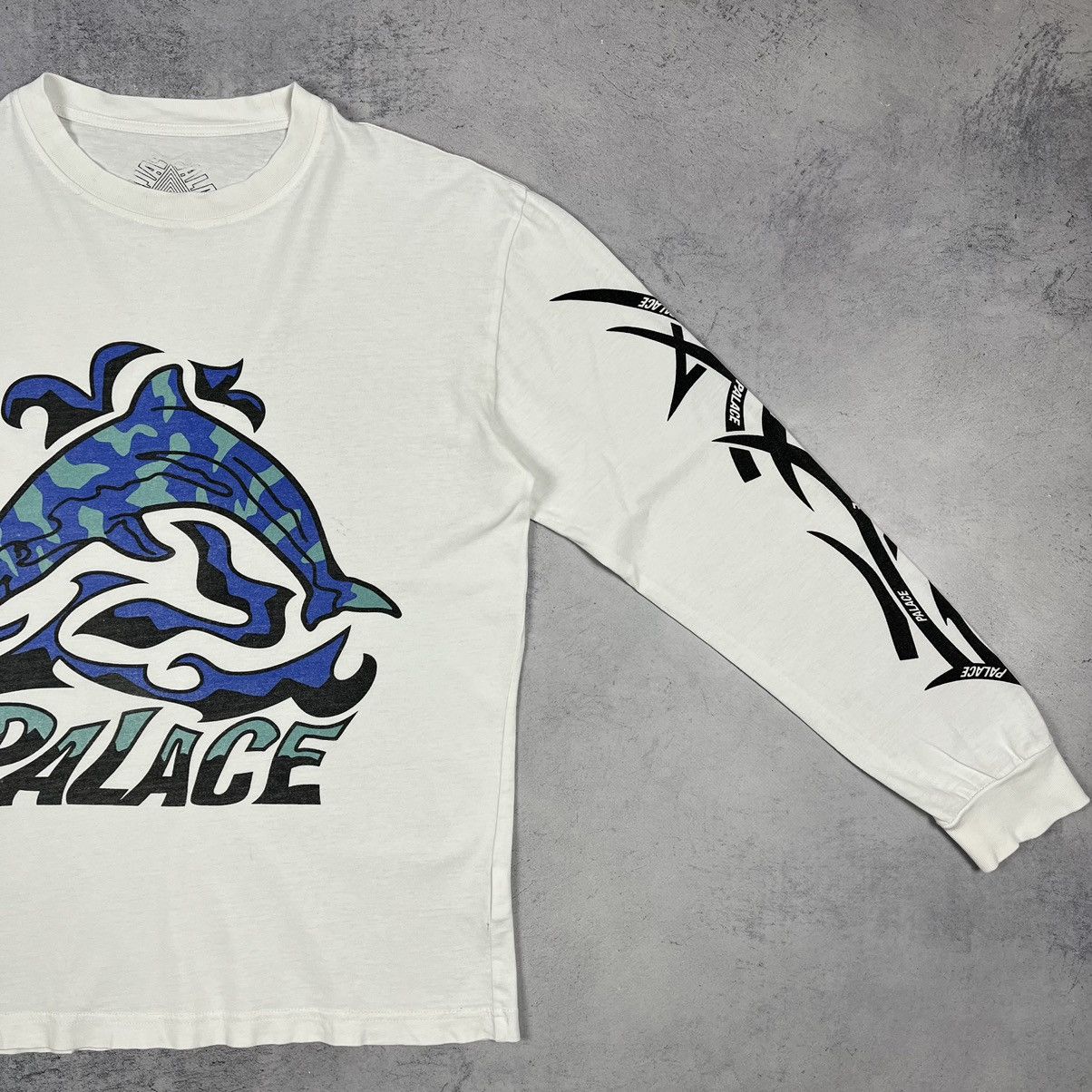 Palace Palace Sketchy Dolphin big logo long sleeve Shirt Size US S / EU 44-46 / 1 - 3 Thumbnail