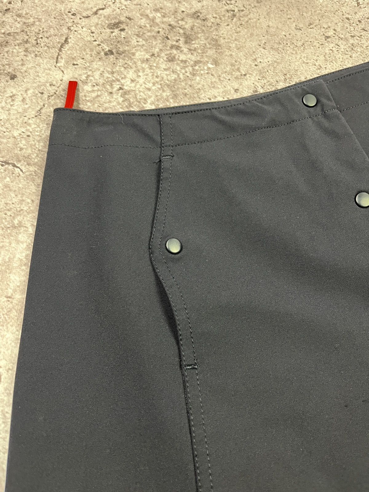Prada Prada Sport Linea Rossa Wrap MiniSkirt Snap Button 🇮🇹 Vintage Size 28" / US 6 / IT 42 - 6 Thumbnail