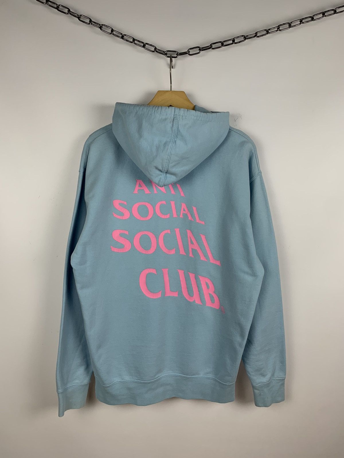 Anti Social Social Club Anti Social Social Club 3D Logo Hoodie Baby Blue Size M Size US M / EU 48-50 / 2 - 1 Thumbnail