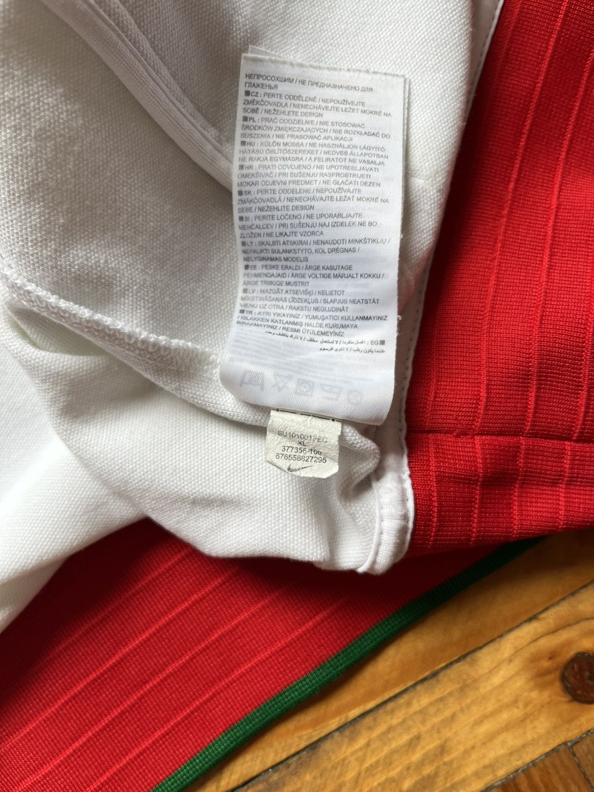 Nike × Vintage Vintage Nike Portugal 2010/2011 Football Track Jacket Size US XL / EU 56 / 4 - 6 Thumbnail