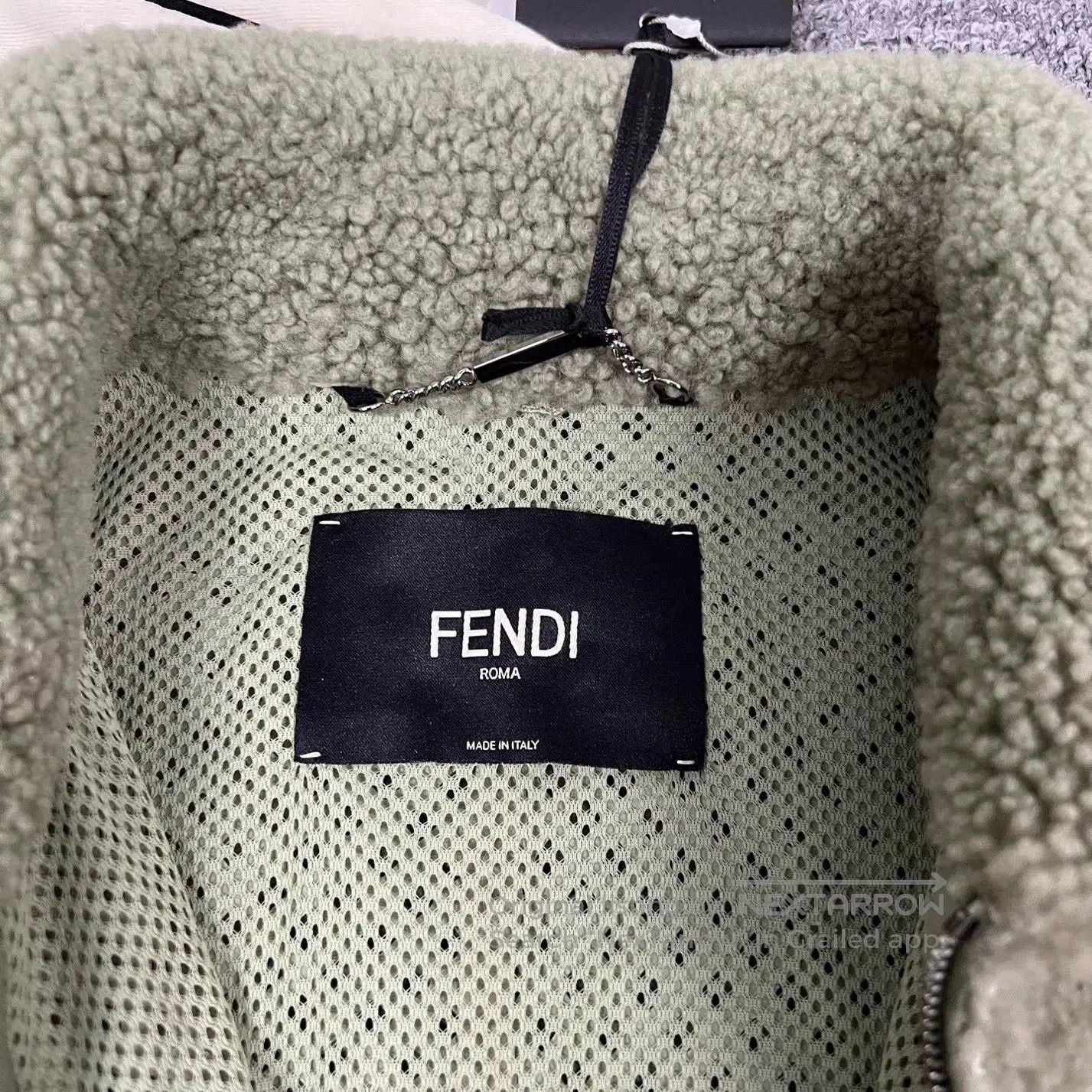 Fendi fendi laser-cut wool fur short coat. Size US L / EU 52-54 / 3 - 7 Thumbnail