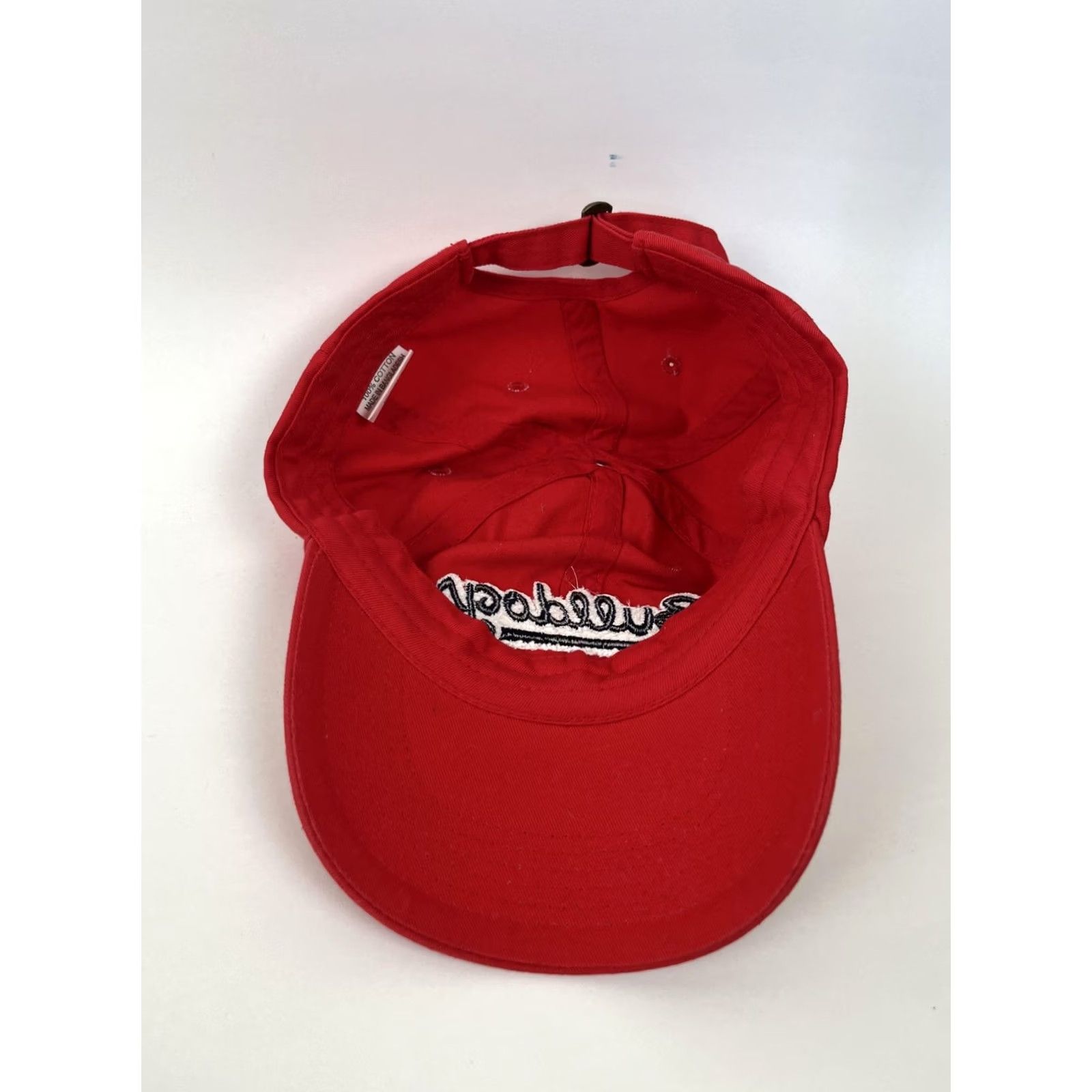 Vintage VTG Bulldogs Hat Cap Strap Back One Size Red Embroidered Baseball Adjustable Y2K Size ONE SIZE - 7 Thumbnail