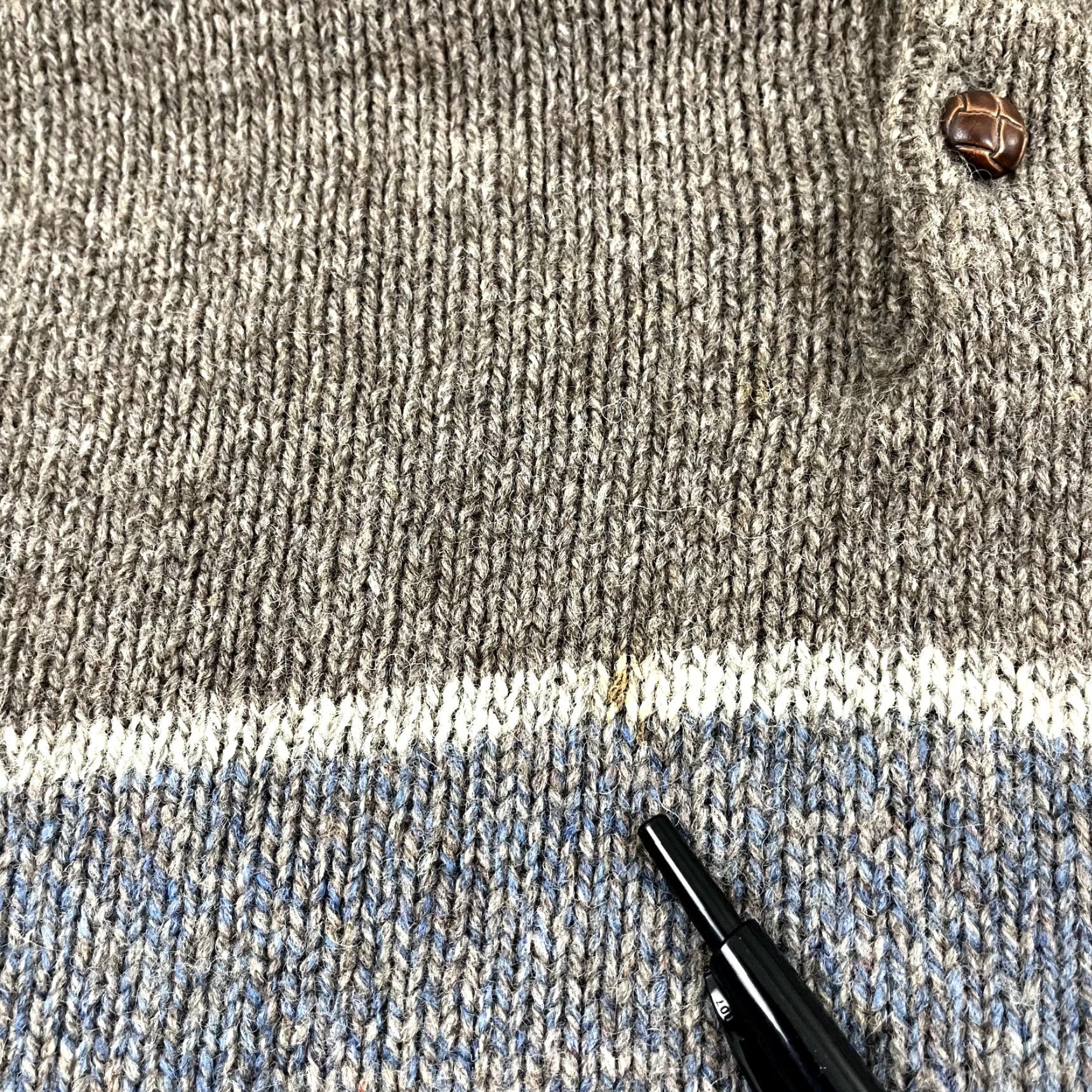 Vintage VINTAGE Boat House Row Sweater Mens XL Brown Blue Striped Wool Knit Grandpa 90s Size US XL / EU 56 / 4 - 6 Thumbnail