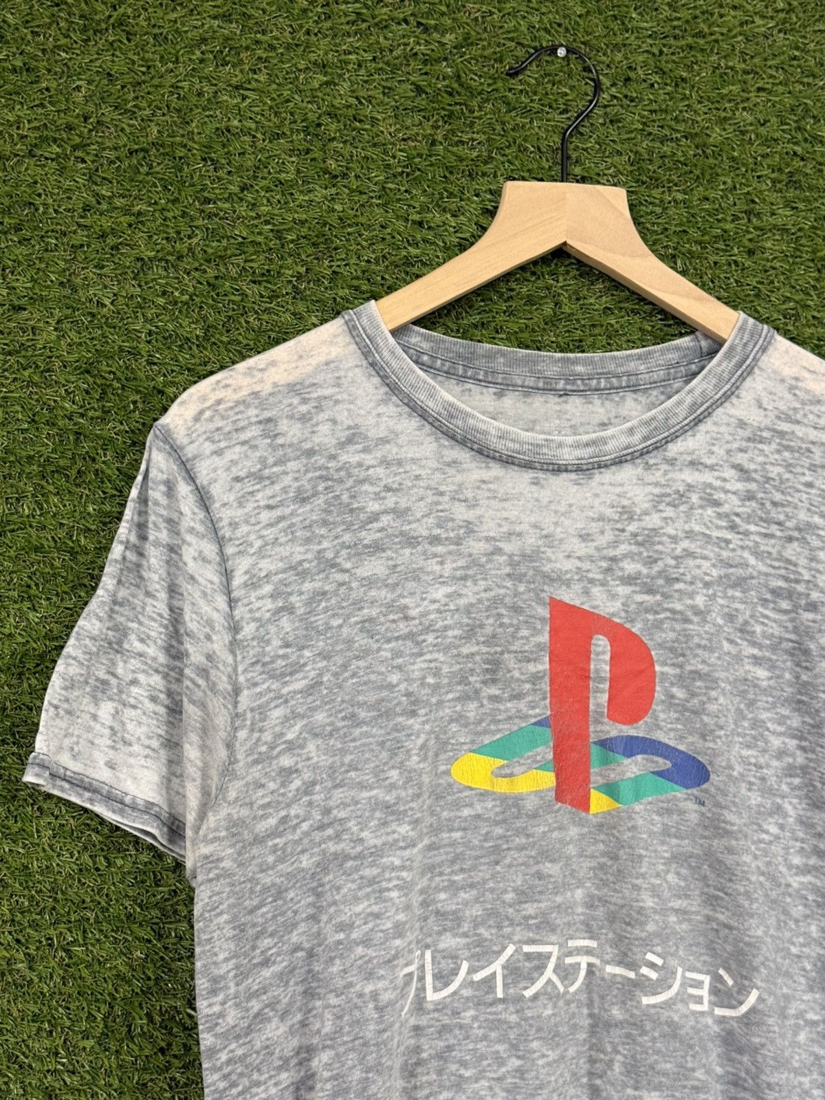 Playstation Playstation Sony Japan Grey Logo Tee Retro Gaming Small Size US S / EU 44-46 / 1 - 1 Thumbnail