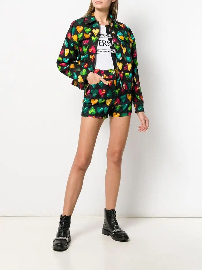 Versace o1y0226 Short in Multicolor Size 26" / US 2 / IT 38 - 2 Thumbnail