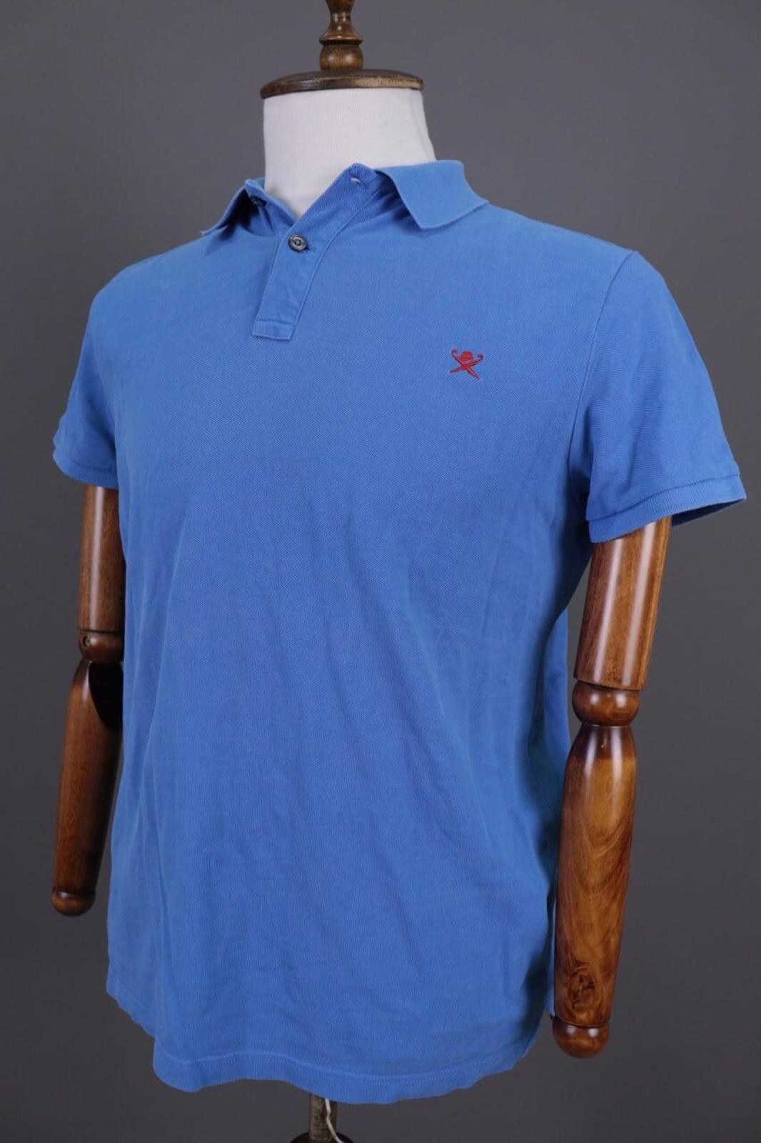 Designer Hackett London Classsic Fit Blue Polo Summer Shirt Size M Size US M / EU 48-50 / 2 - 7 Thumbnail