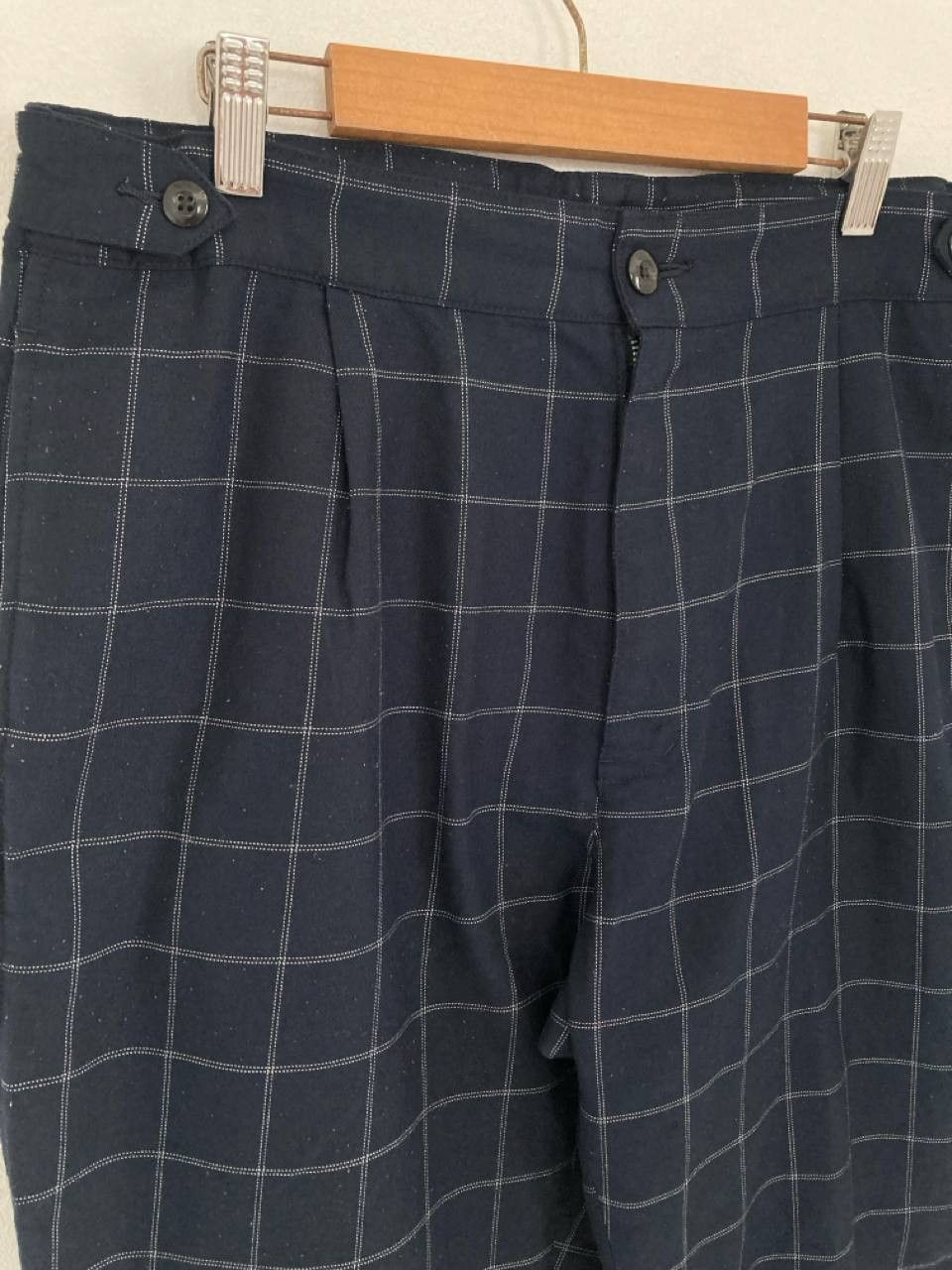 GU GU Window Pane Plaid Trousers Size 34" / US 12 / IT 48 - 4 Thumbnail