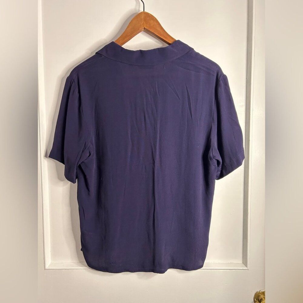 Frank & Oak BNWT Frank and Oak Fluid Camp Collar Blouse XS Size XS / US 0-2 / IT 36-38 - 9 Thumbnail
