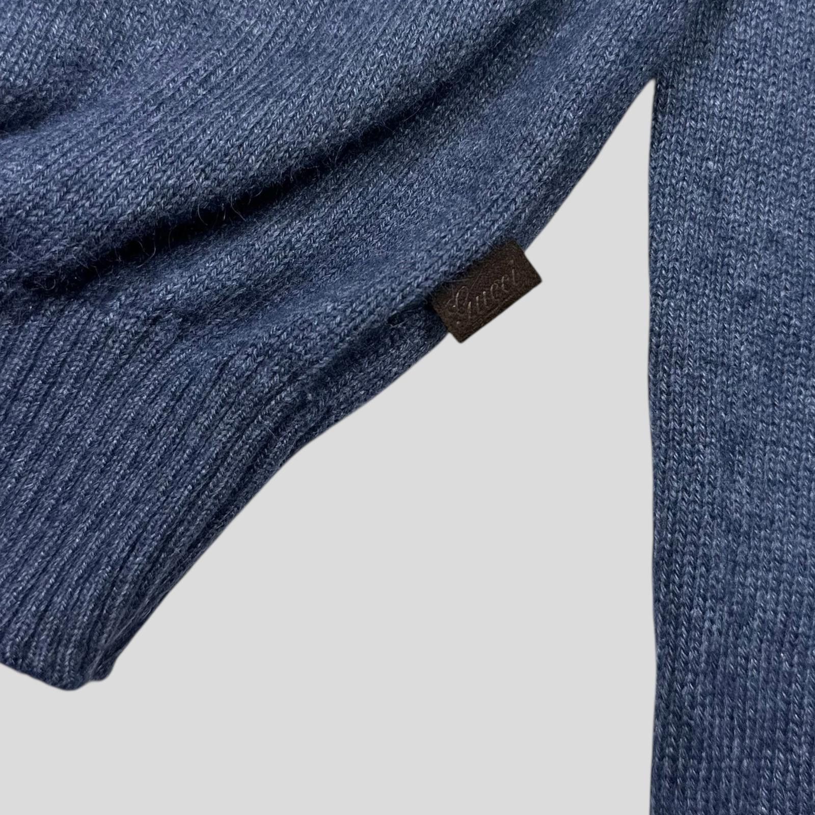 Gucci Gucci Mélange Alpaca & Angora Silk Logo Knit Jumper - S Size US S / EU 44-46 / 1 - 2 Thumbnail
