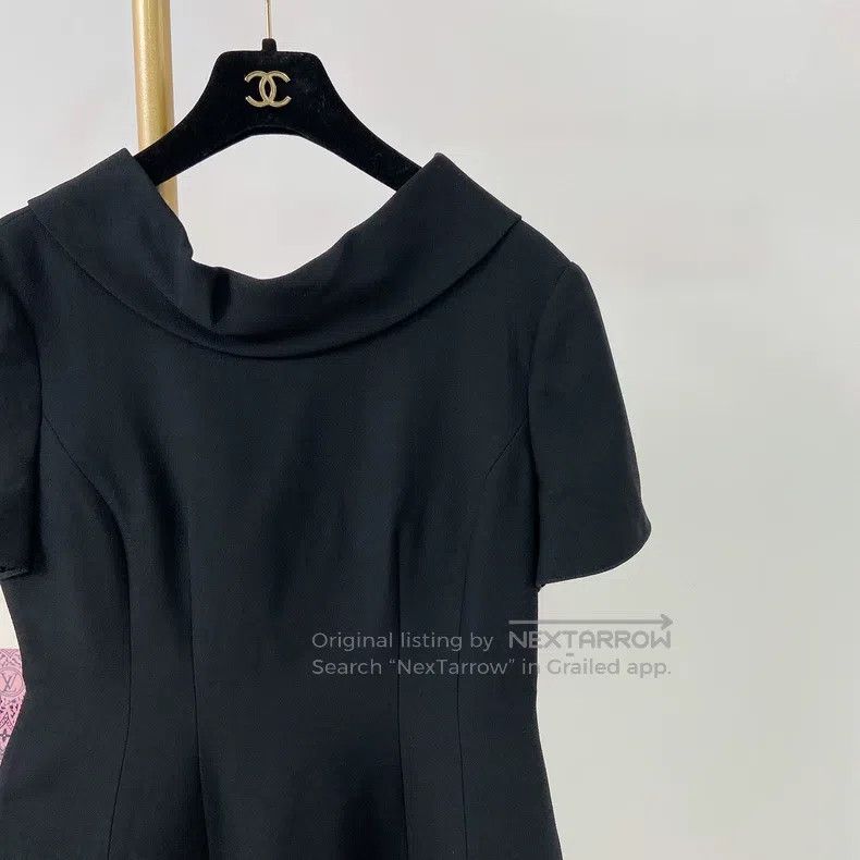 Valentino Valentino Black waist dress Size L / US 10 / IT 46 - 3 Thumbnail