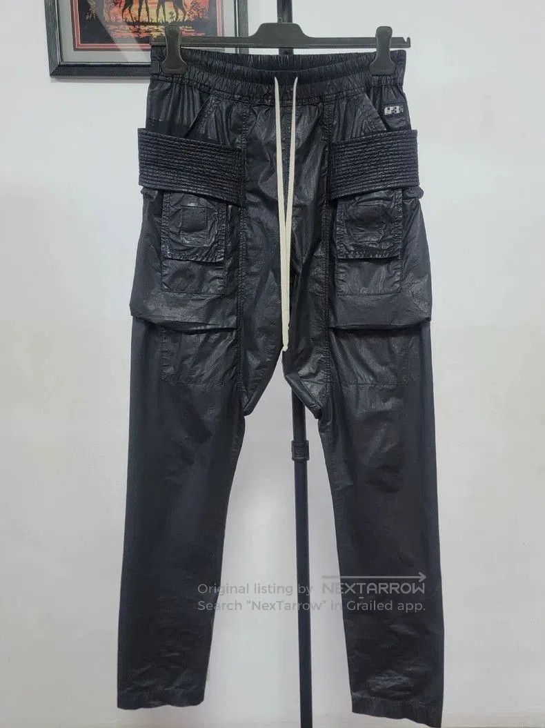 Rick Owens Drkshdw Rick Owens DRKSHDW Waxed Cargo Pants. Size US 26 / EU 42 - 1 Thumbnail