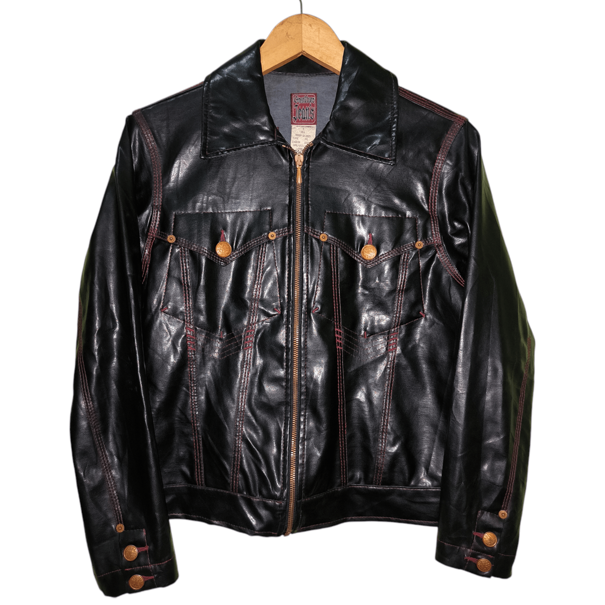 Jean Paul Gaultier Vintage 1990 Jeans Paul Gaultier PVC Jacket Size M / US 6-8 / IT 42-44 - 1 Thumbnail