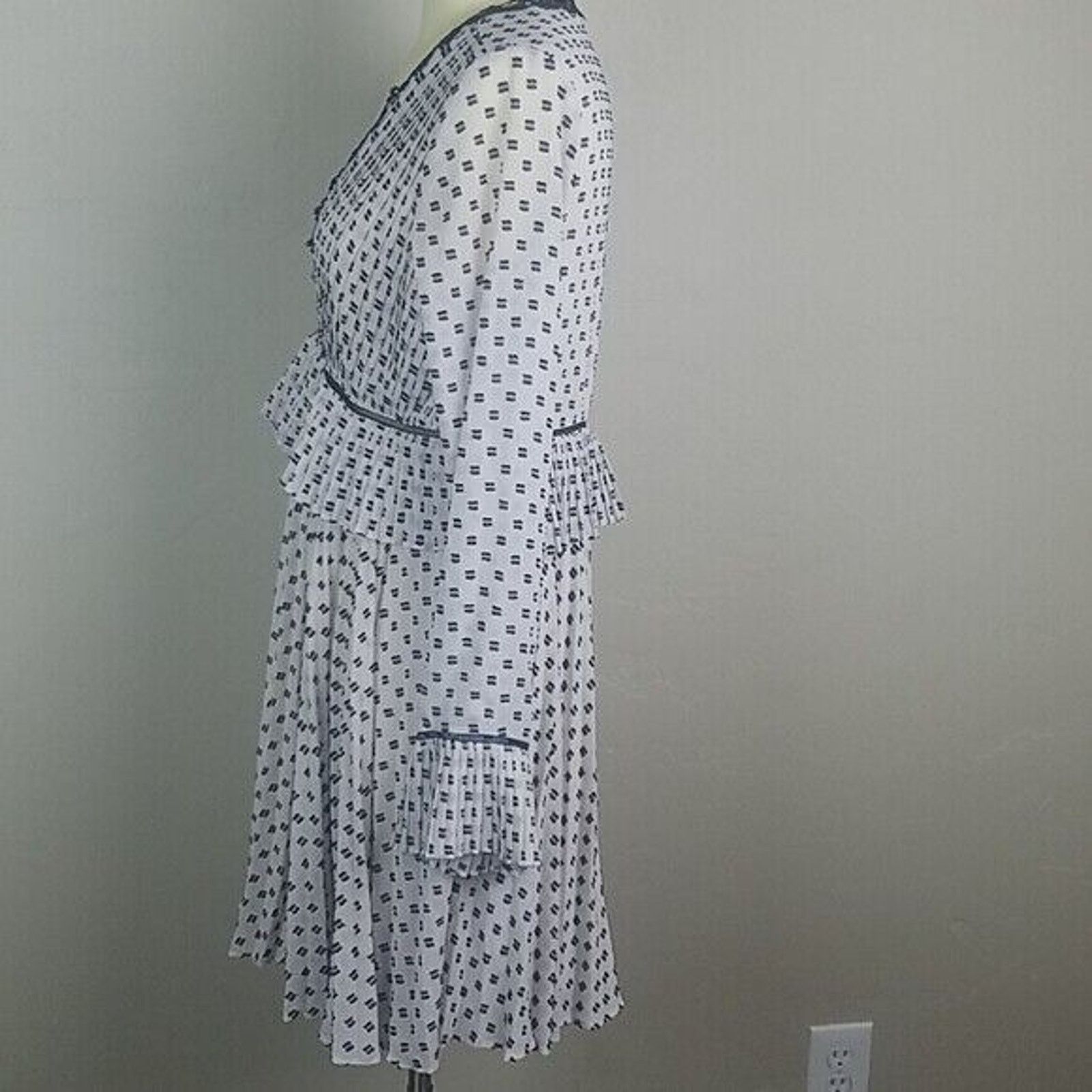 Anthropologie Chelsea & Violet Dress Women S Boho Peasant Ruffle Feminine Size S / US 4 / IT 40 - 3 Thumbnail
