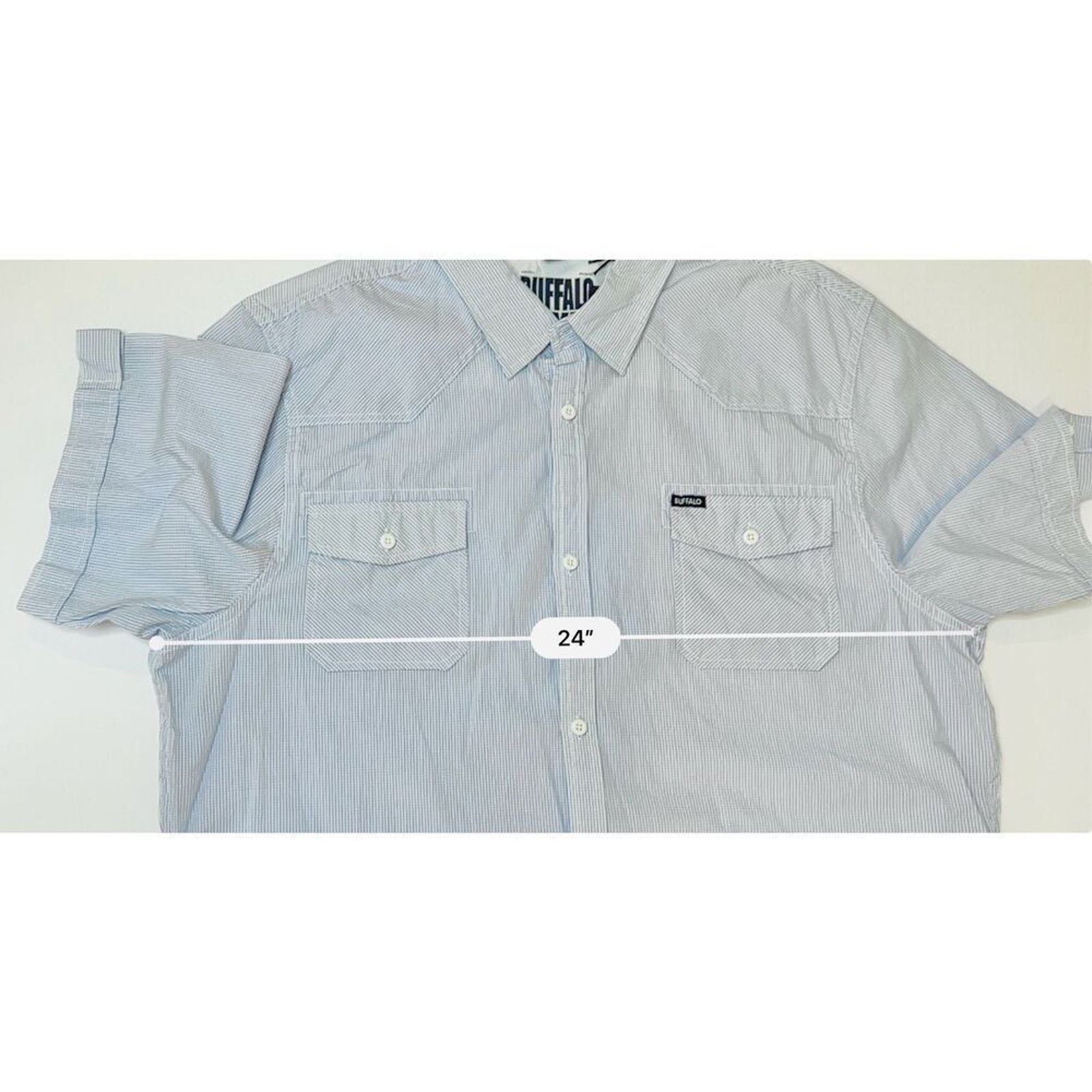 Buffalo David Bitton Buffalo David Bitton Saron Western Blue Check Shirt XXL NWT Size US XXL / EU 58 / 5 - 4 Thumbnail