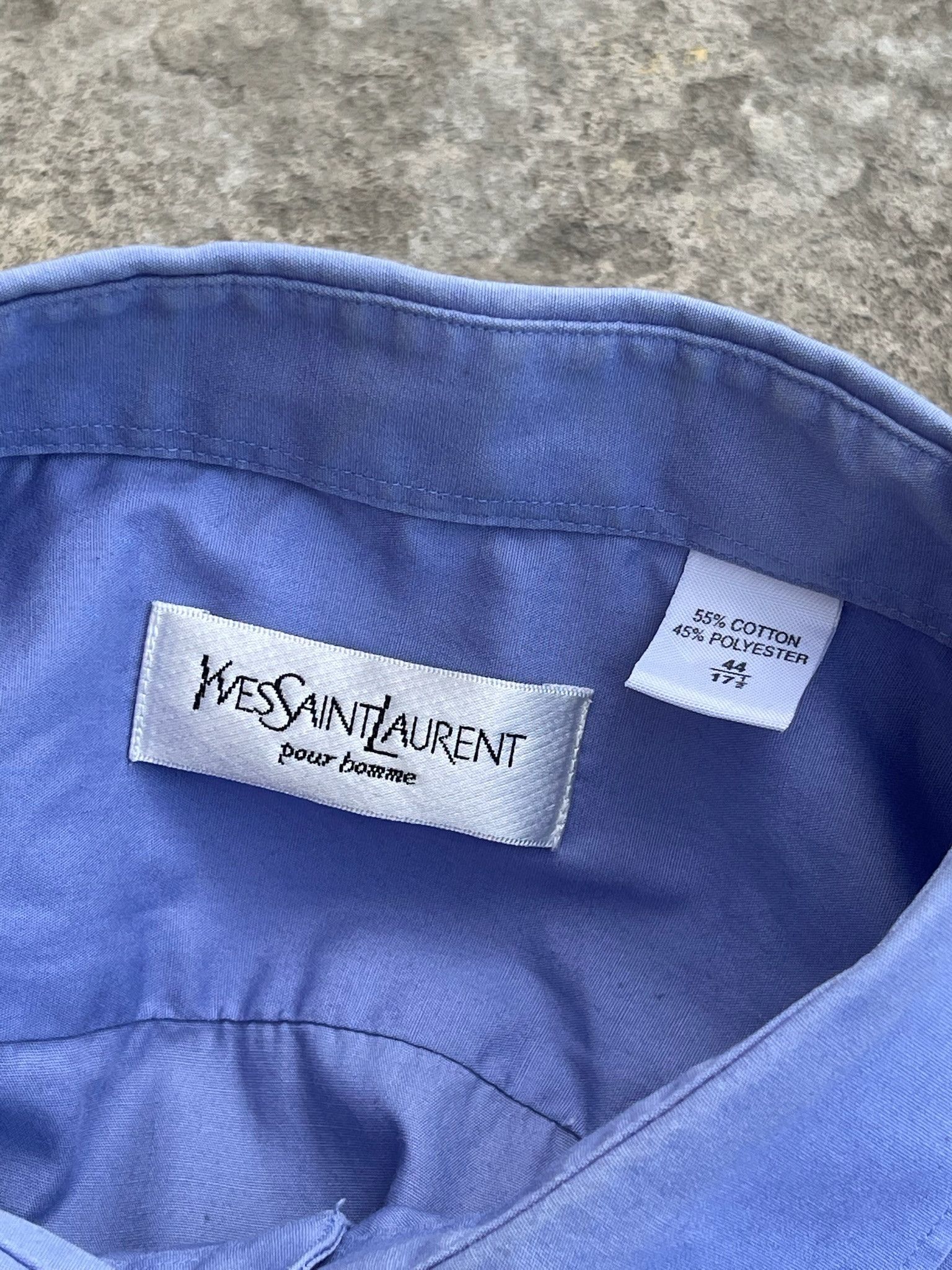Yves Saint Laurent Vintage Yves Saint Laurent Pour Homme Button Up Shirt Size US XL / EU 56 / 4 - 6 Thumbnail