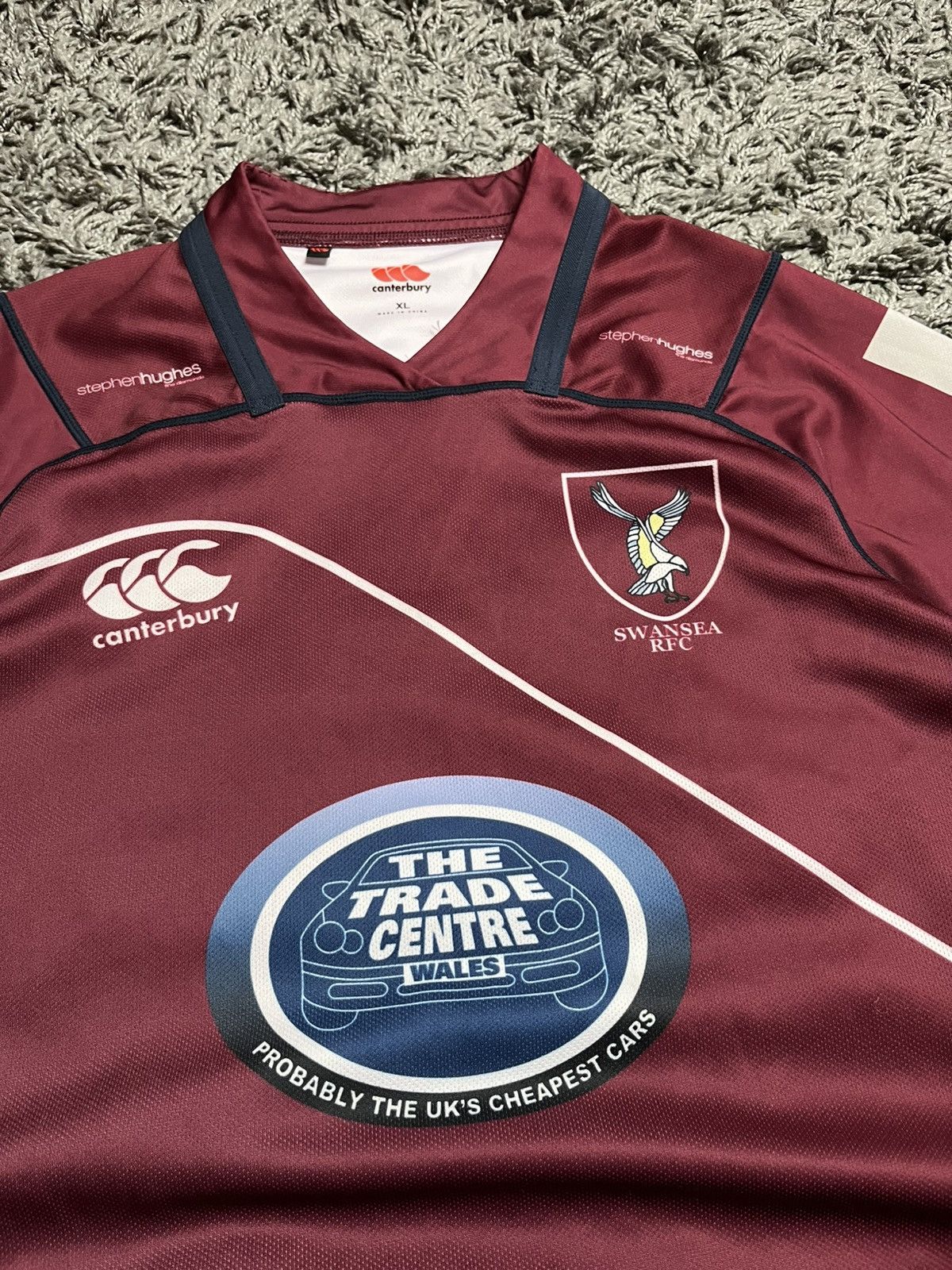Canterbury of New Zealand Canterbury Swansea RFC #7 Rugby Jersey XL Size US XL / EU 56 / 4 - 3 Thumbnail