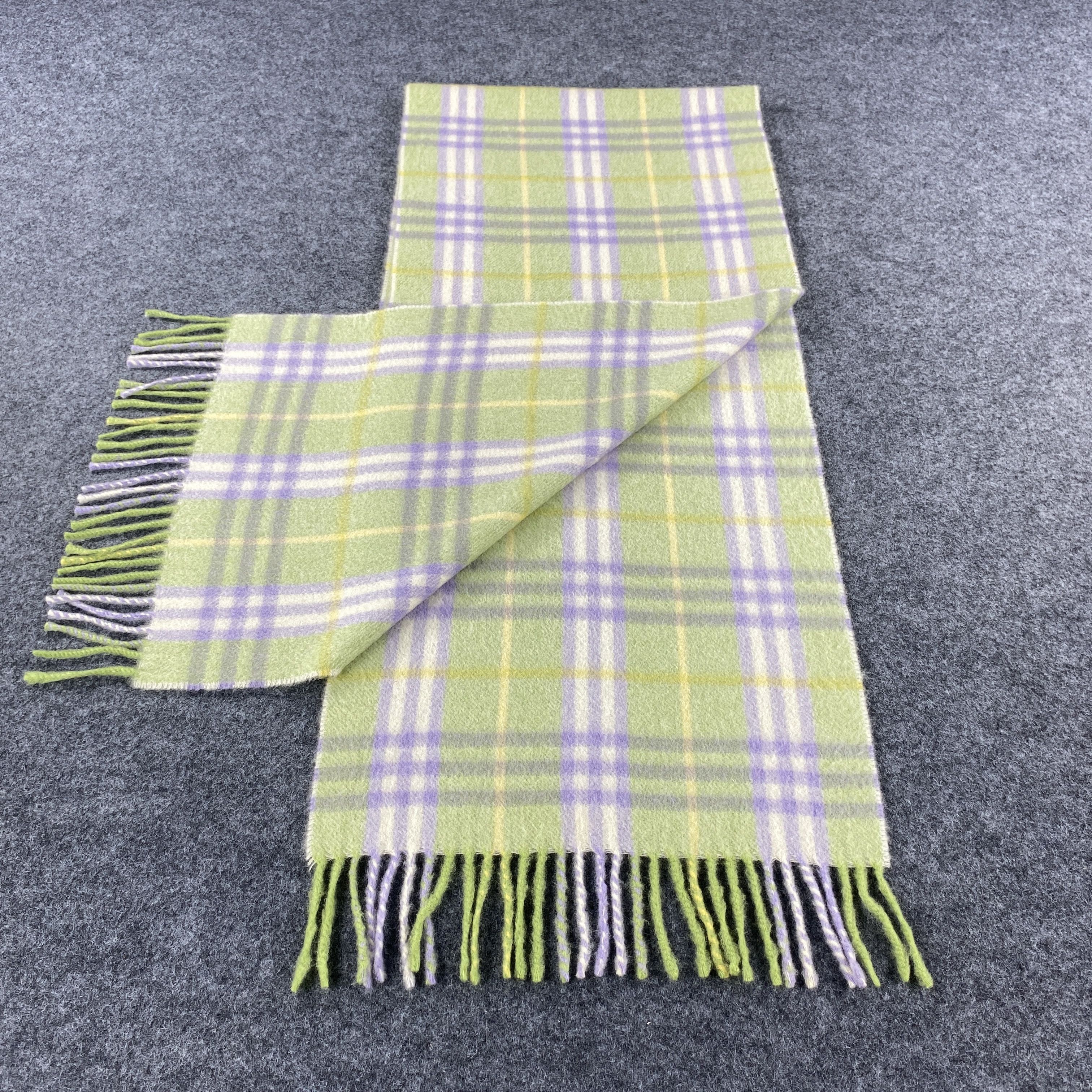Burberry × Vintage Burberry Scarf # Muffler # Neckwear # D526 Size ONE SIZE - 4 Thumbnail