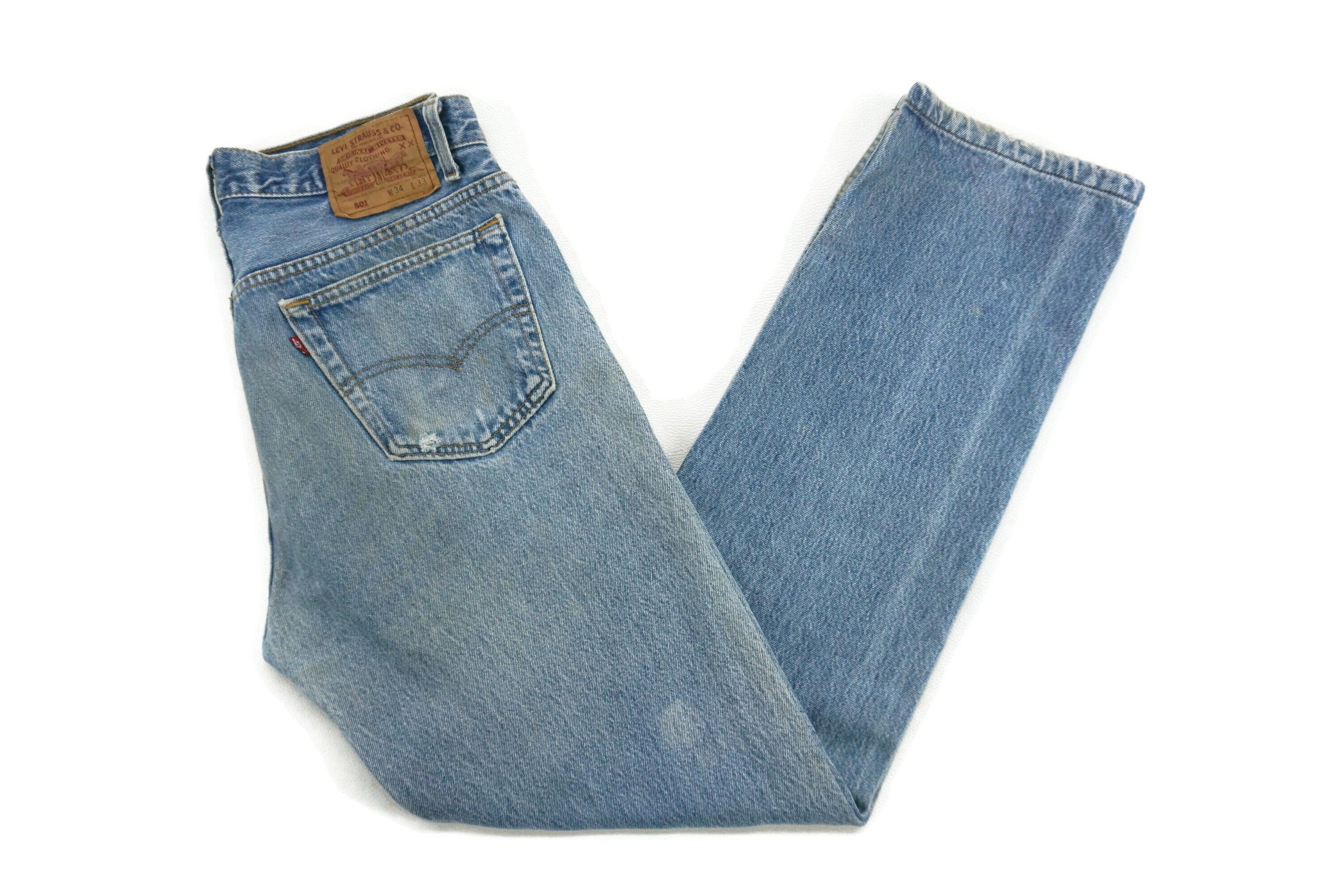 Levi's Vintage Levi's 501-0115 Jeans Size W33 L32 Made in USA Denim Size US 33 - 21 Thumbnail