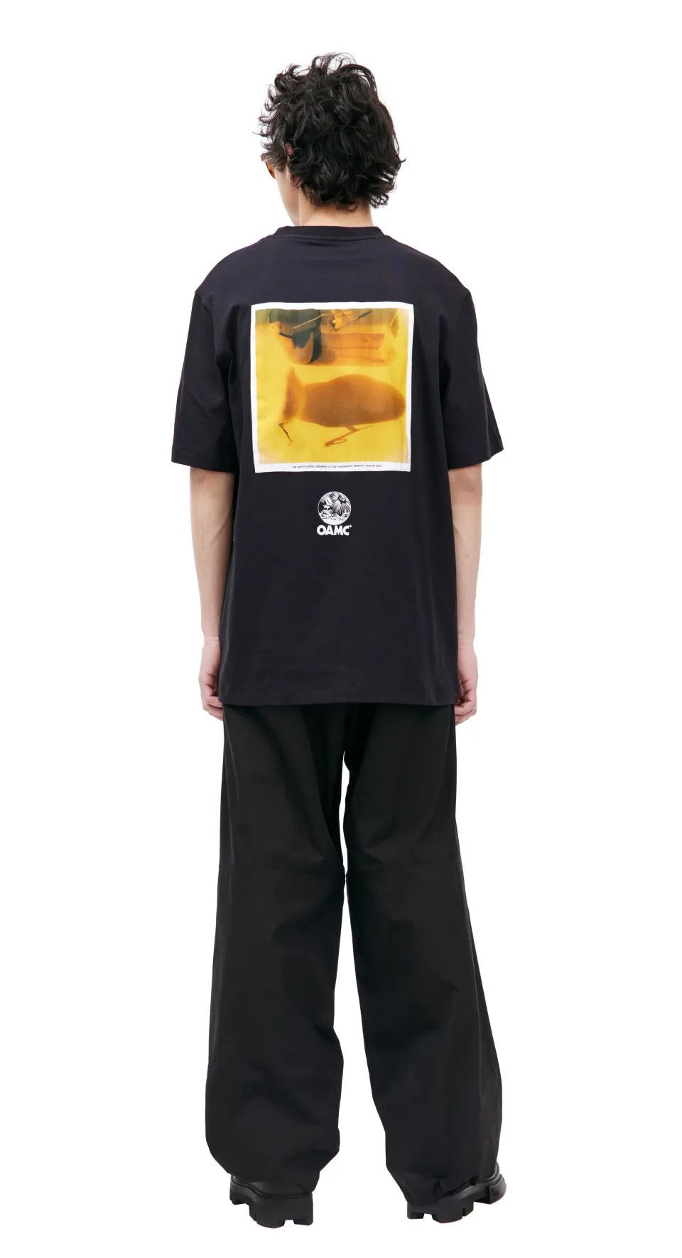 OAMC o1y0225 Logo Crewneck T-Shirt in Black Size US XXL / EU 58 / 5 - 5 Thumbnail