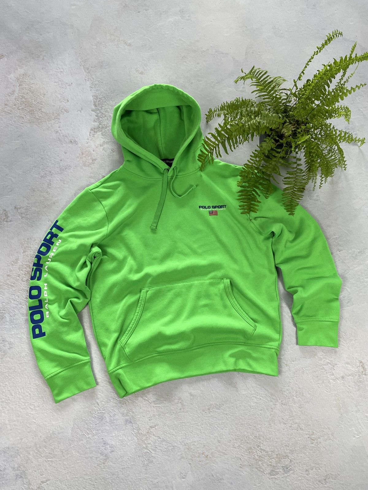 Polo Ralph Lauren × Vintage Polo Sport Ralph Lauren Hoodie Vintage Big Logo Size US M / EU 48-50 / 2 - 1 Thumbnail