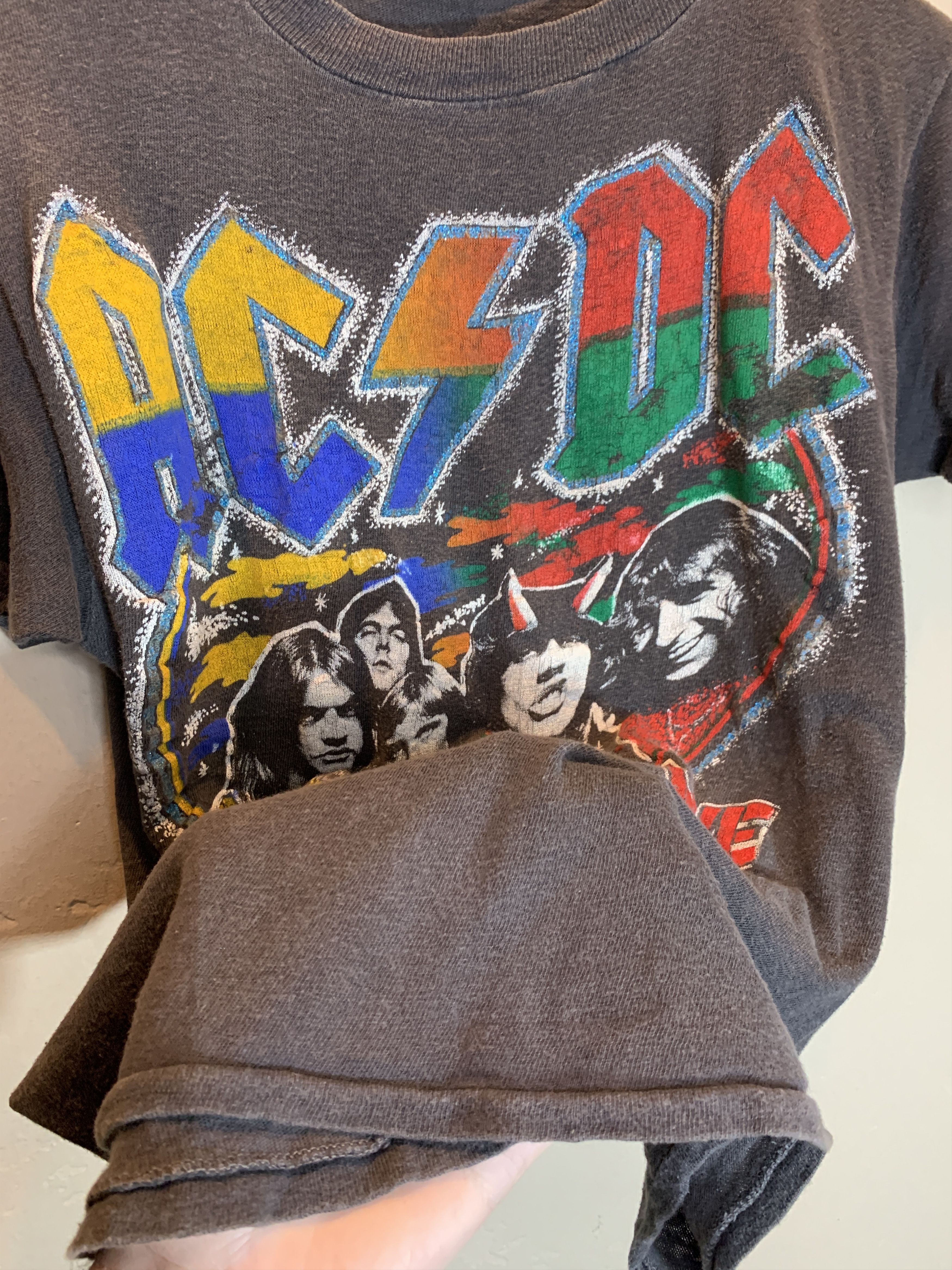 AC/DC RARE* Vintage 70’s AC/DC Highway To Hell Single Stitch Shirt Size US S / EU 44-46 / 1 - 5 Thumbnail