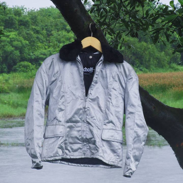 Schott SCHOTT perfecto label Flight Jacket aviator Nylon silver Size US M / EU 48-50 / 2 - 1 Thumbnail