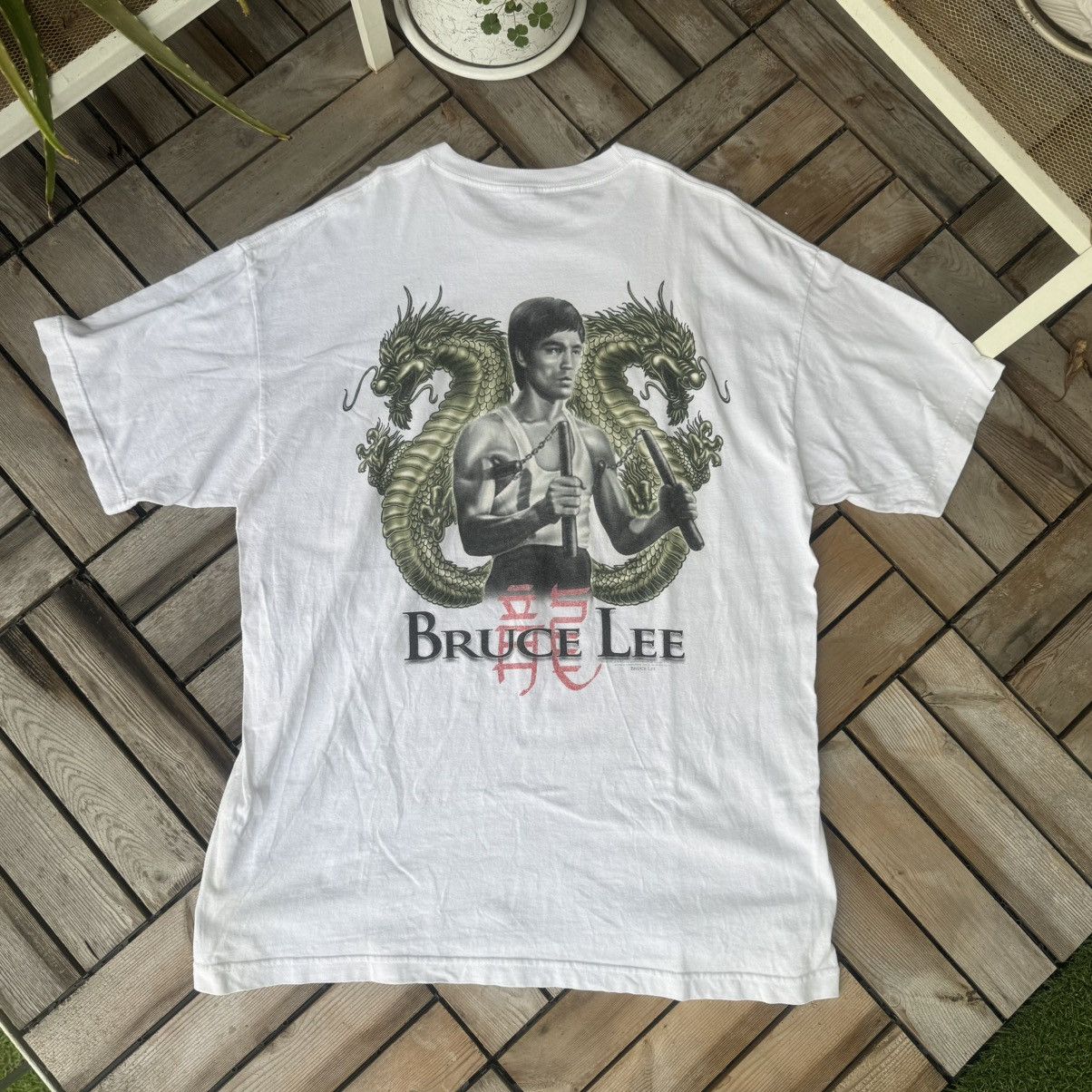 Other Vintage Y2K Bruce Lee Dragon Graphic Tee Size US XL / EU 56 / 4 - 1 Thumbnail