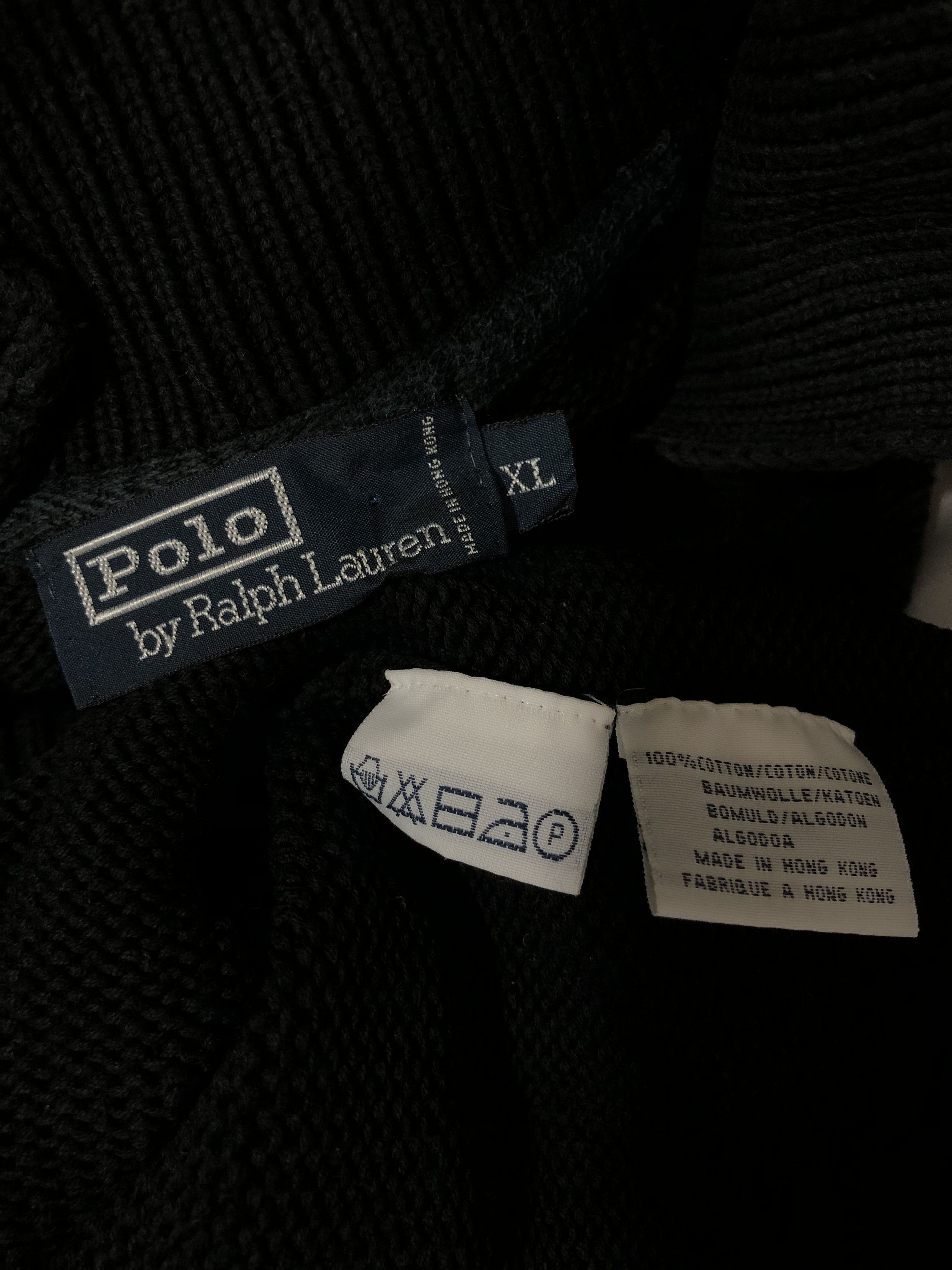 Polo Ralph Lauren Polo Ralph Lauren Knit Sweater Vintage Black XL Size US XL / EU 56 / 4 - 8 Thumbnail