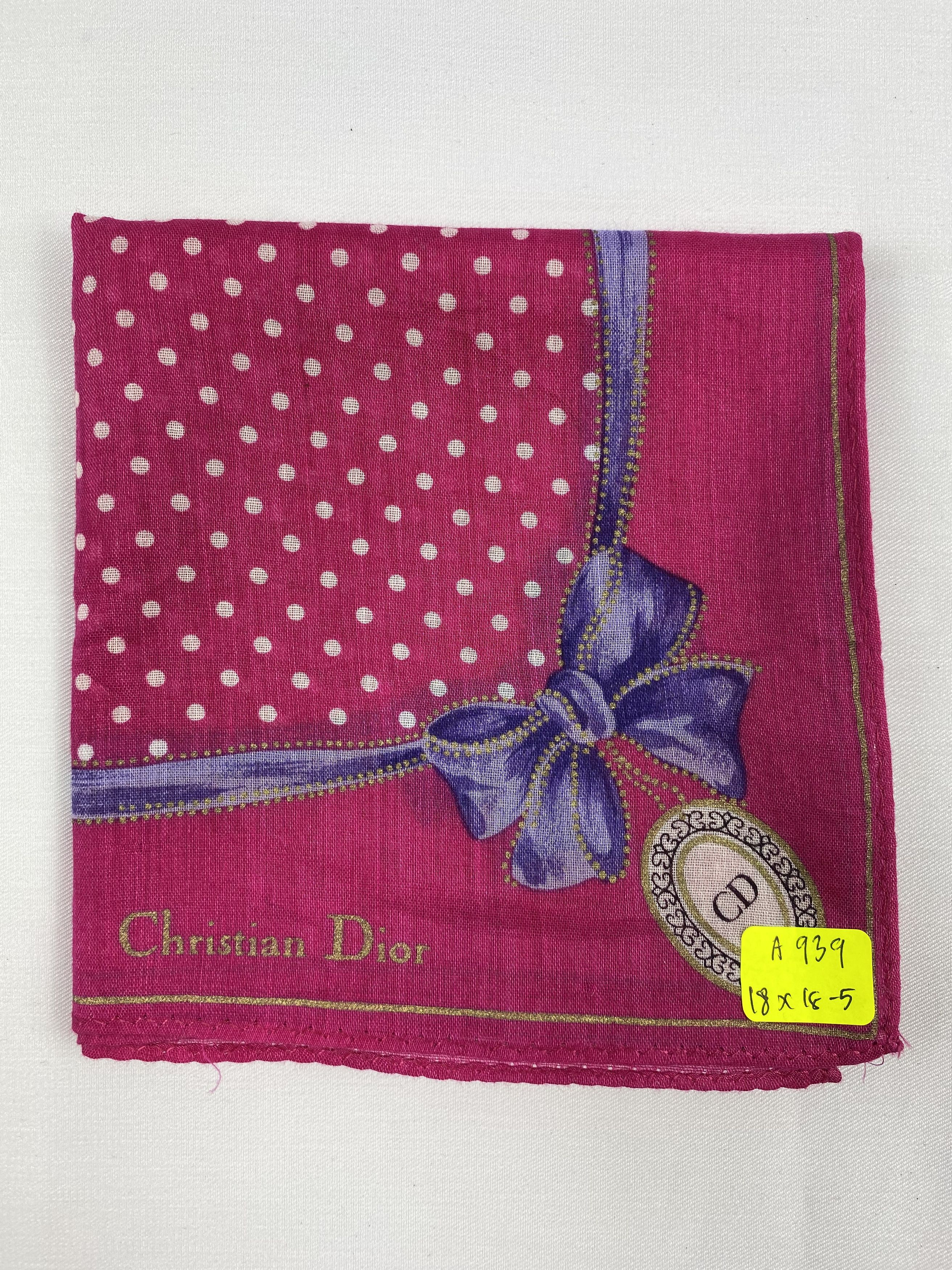 Vintage Christian Dior Handkerchief / Bandana / Neckerchief Size ONE SIZE - 6 Thumbnail