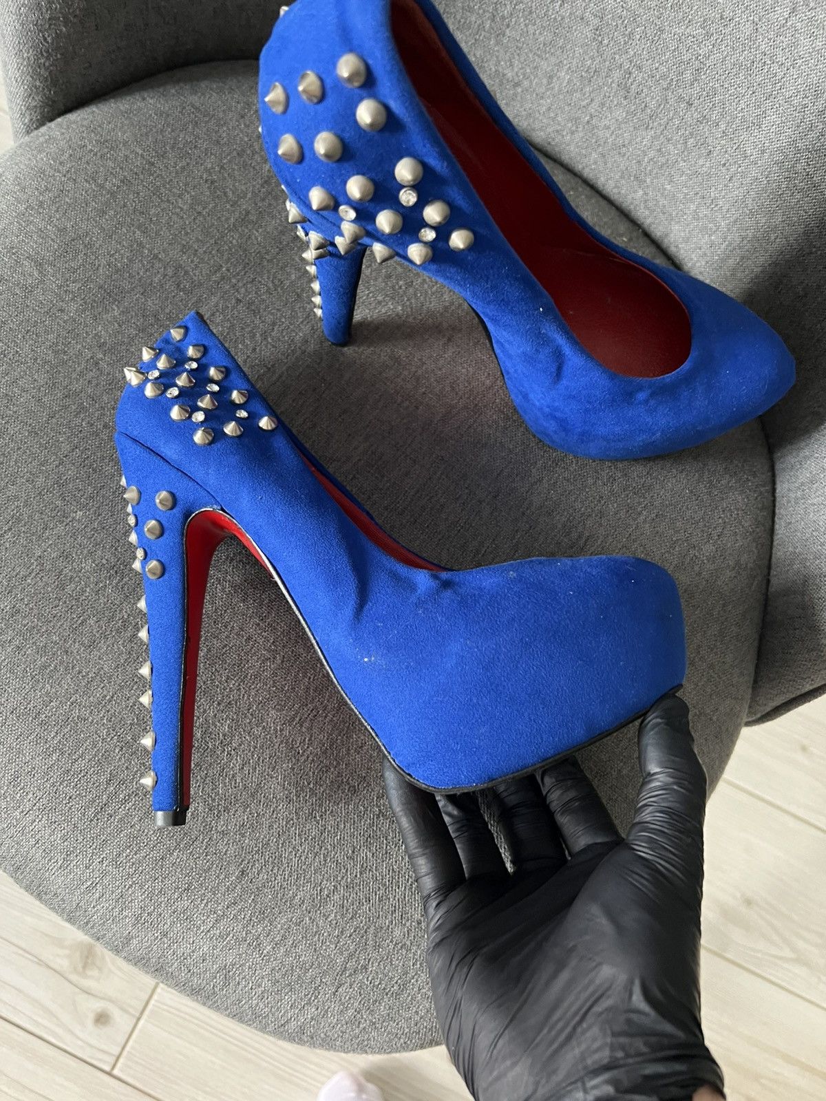 Christian Louboutin Christian Louboutin High Heels Red Sole Luxury Designe Pumps Size US 8 / IT 38 - 9 Thumbnail