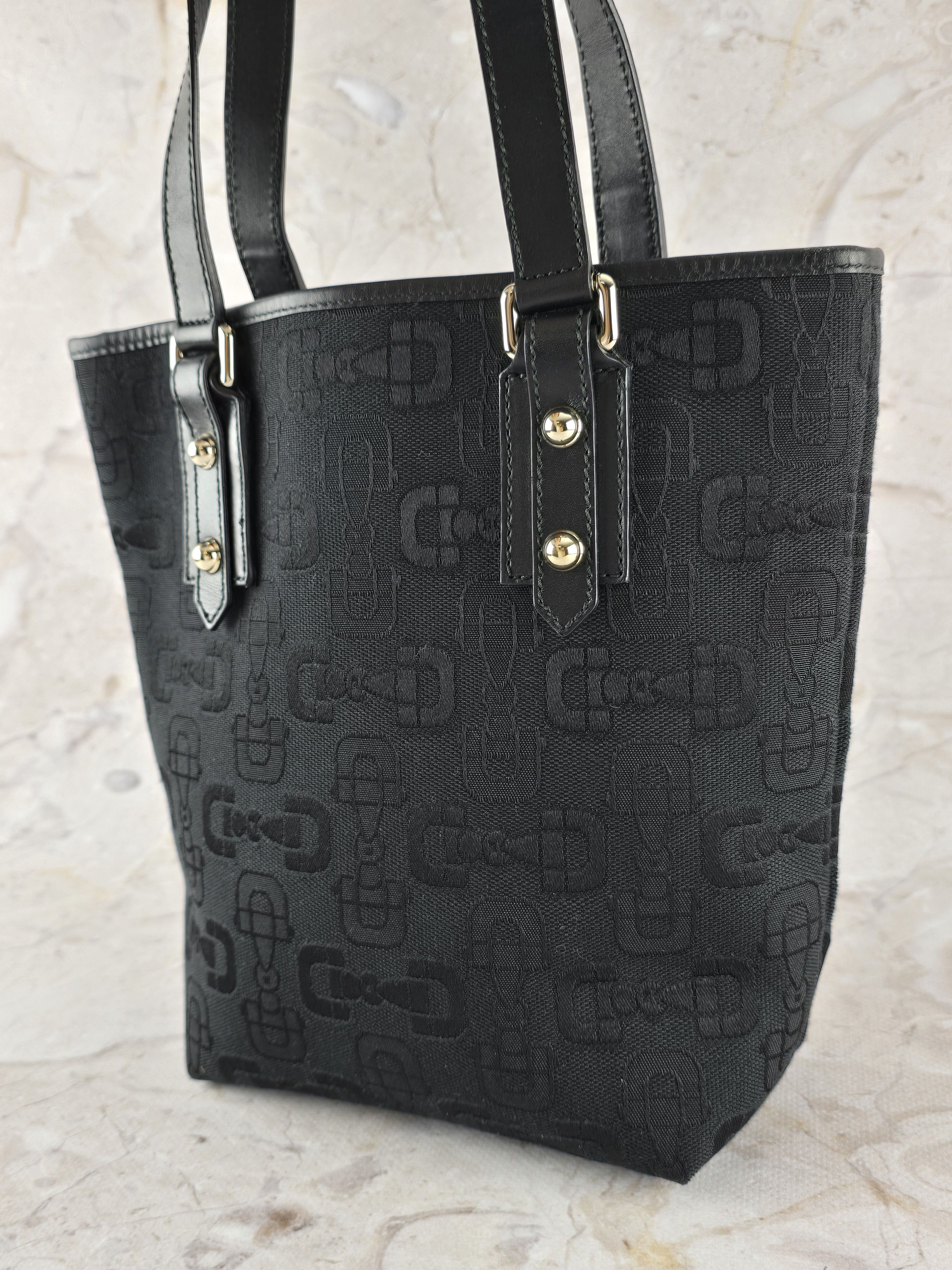 Gucci Gucci Bucket Handbag Coated Canvas black + dust bag Size ONE SIZE - 6 Thumbnail