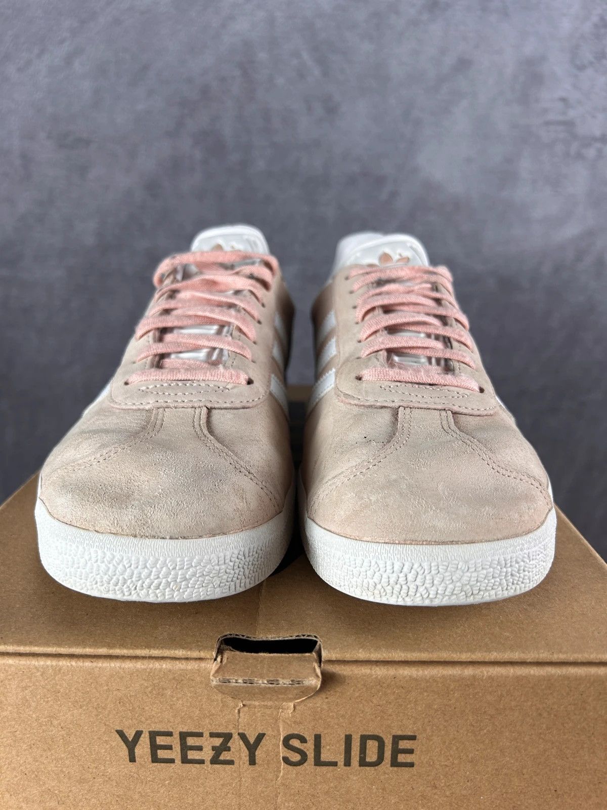 Adidas Adidas Gazelle powder pink suede mini logo print Y2K Size US 9.5 / EU 42-43 - 6 Thumbnail