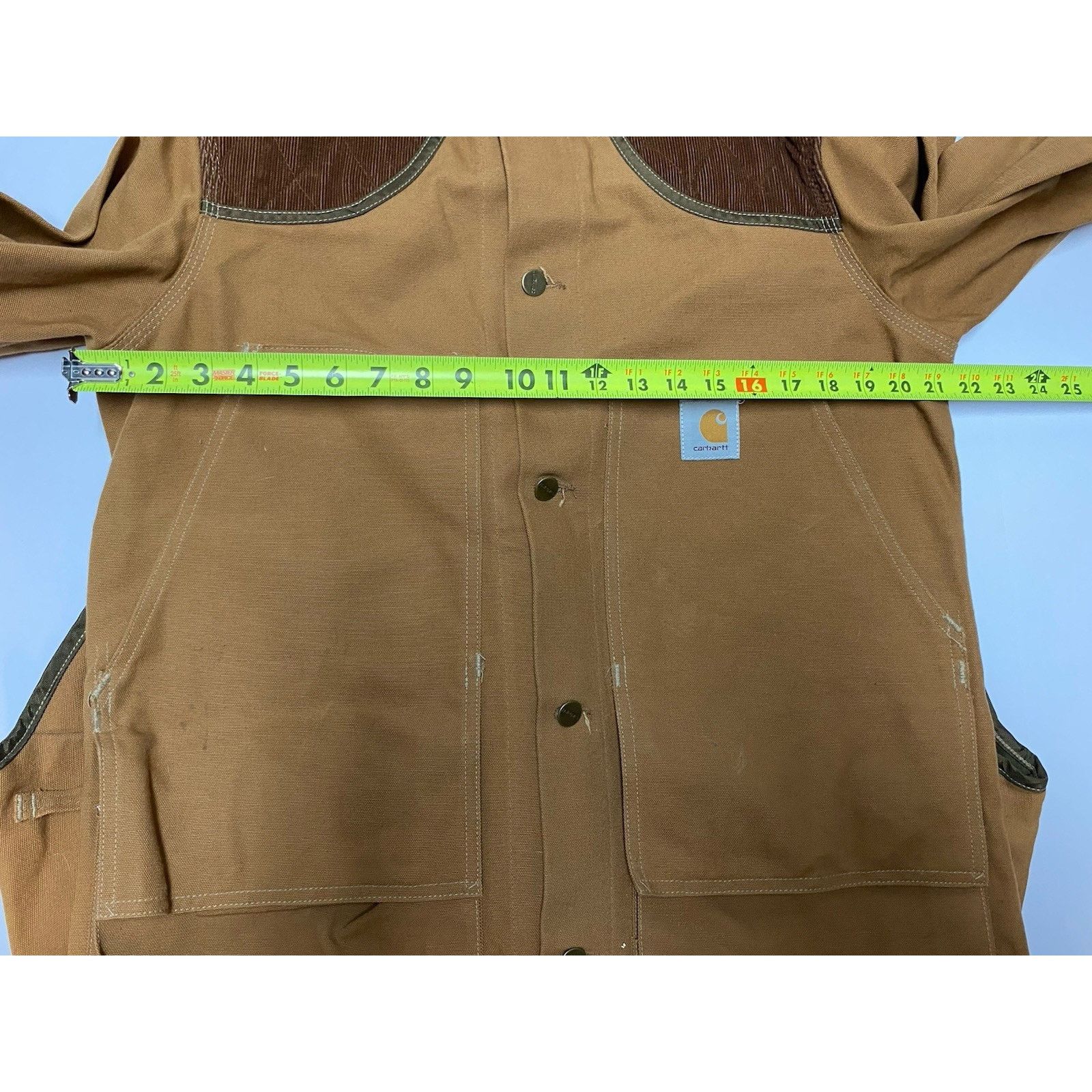 Carhartt VTG Carhartt Hunting Jacket Sz M Duck Canvas Pouch USA Made Size US M / EU 48-50 / 2 - 7 Thumbnail