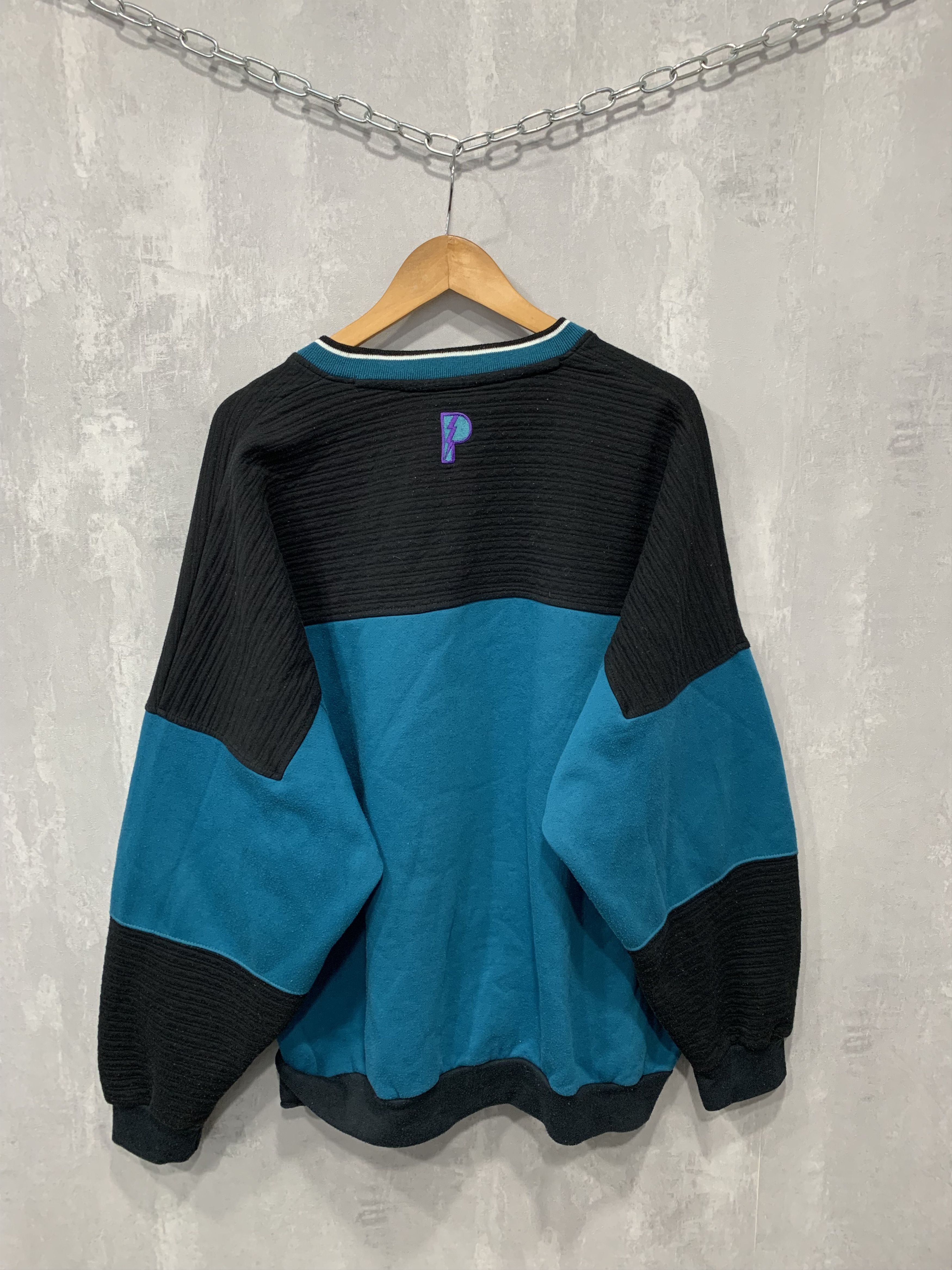 NBA × Vintage Vintage Charlotte Hornets Sweatshirt NBA Pro Player 90s Y2K Size US XL / EU 56 / 4 - 9 Thumbnail