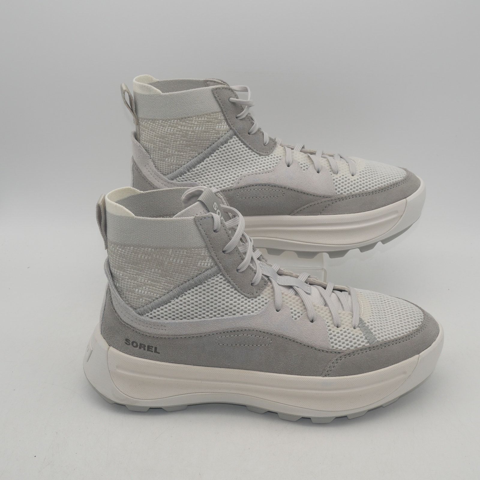 SOREL NEW Sorel ONA 503 Knit Mid Sneakers Boots Moonstone Gray Size US 7.5 / IT 37.5 - 6 Thumbnail