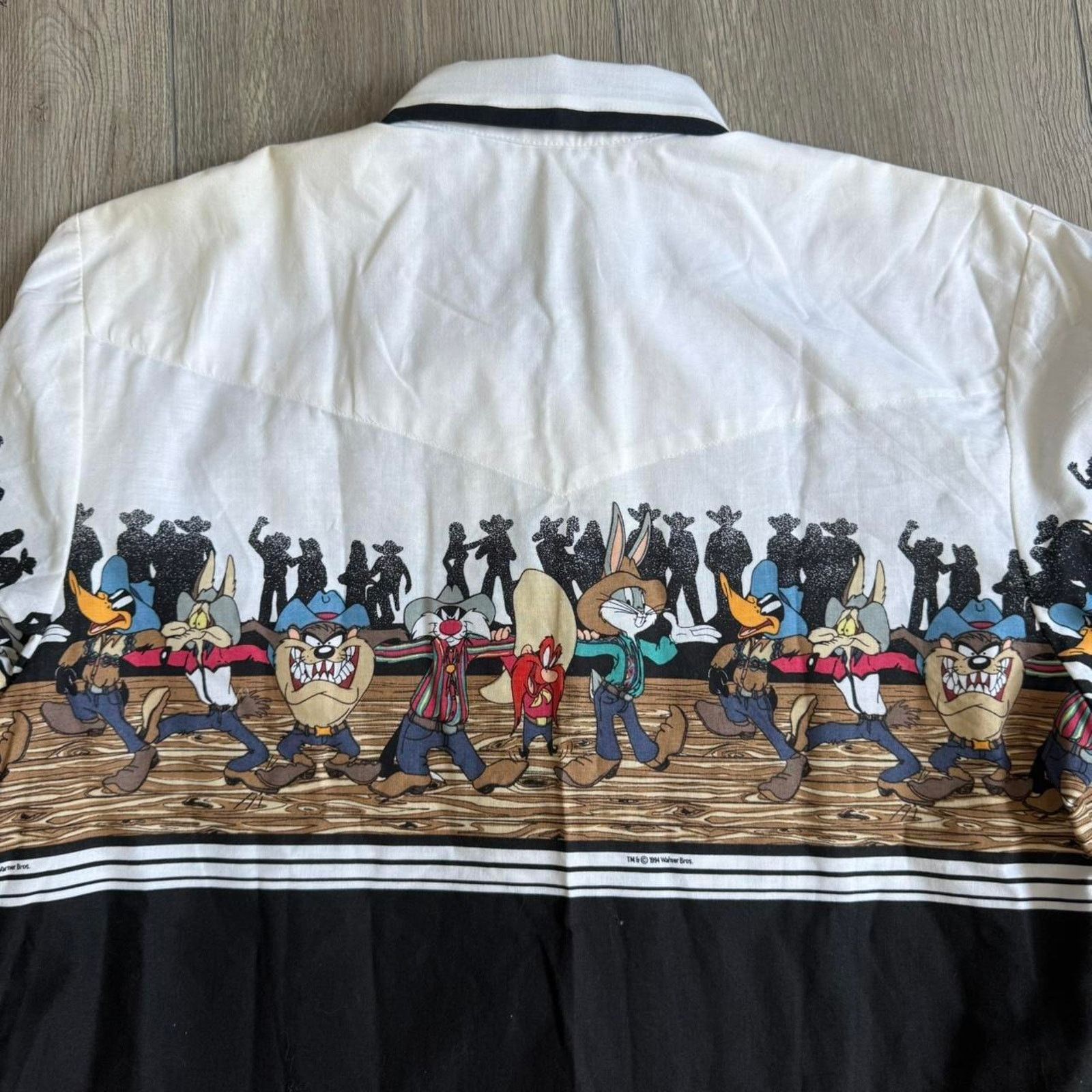 Other Vintage 1994 looney tunes western button down shirt Size M / US 6-8 / IT 42-44 - 8 Thumbnail