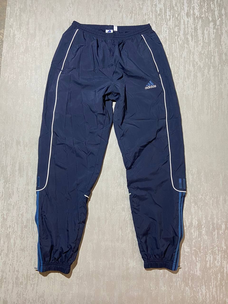 Adidas Vintage Adidas Track Pants sz.L Nylon Drill Y2K Style | Grailed