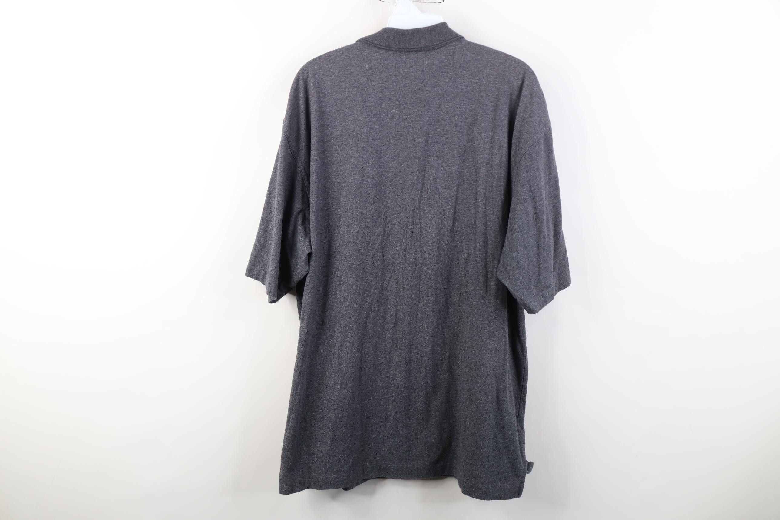 Nike Vintage Nike Golf Scott Mini Swoosh Collared Polo Shirt Gray Size US XL / EU 56 / 4 - 14 Thumbnail