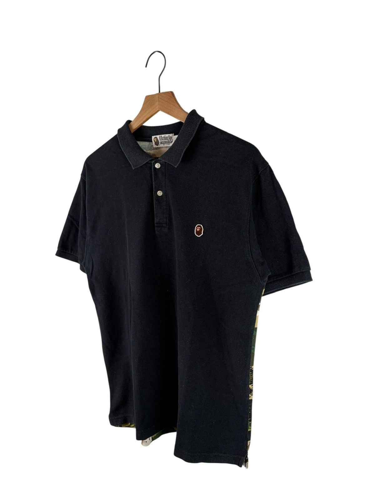 Bape Bape Multi Camo Back Print Polo Shirt Size US XL / EU 56 / 4 - 5 Thumbnail