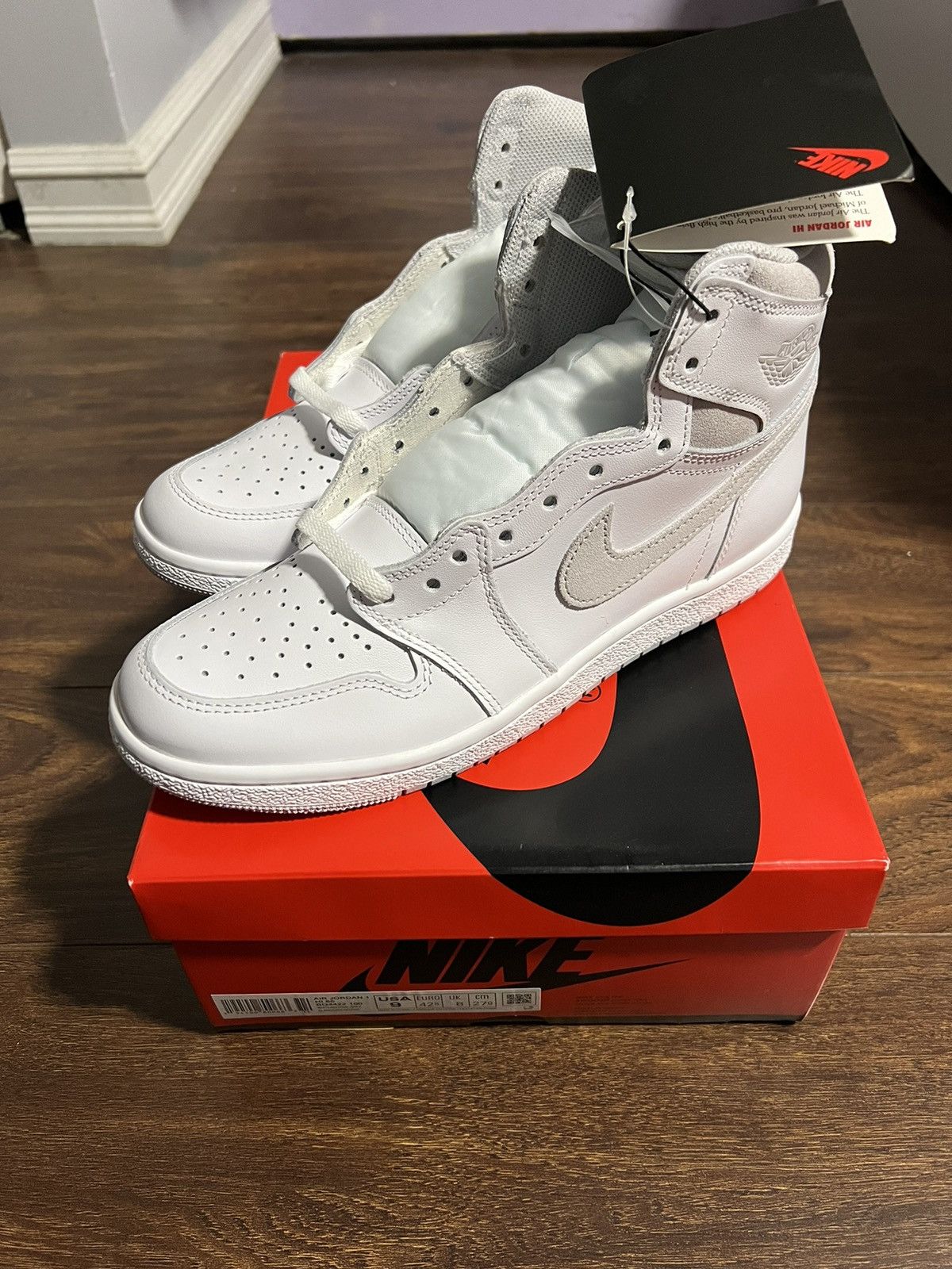 Air Jordan ‘85 OG Neutral Grey US Size