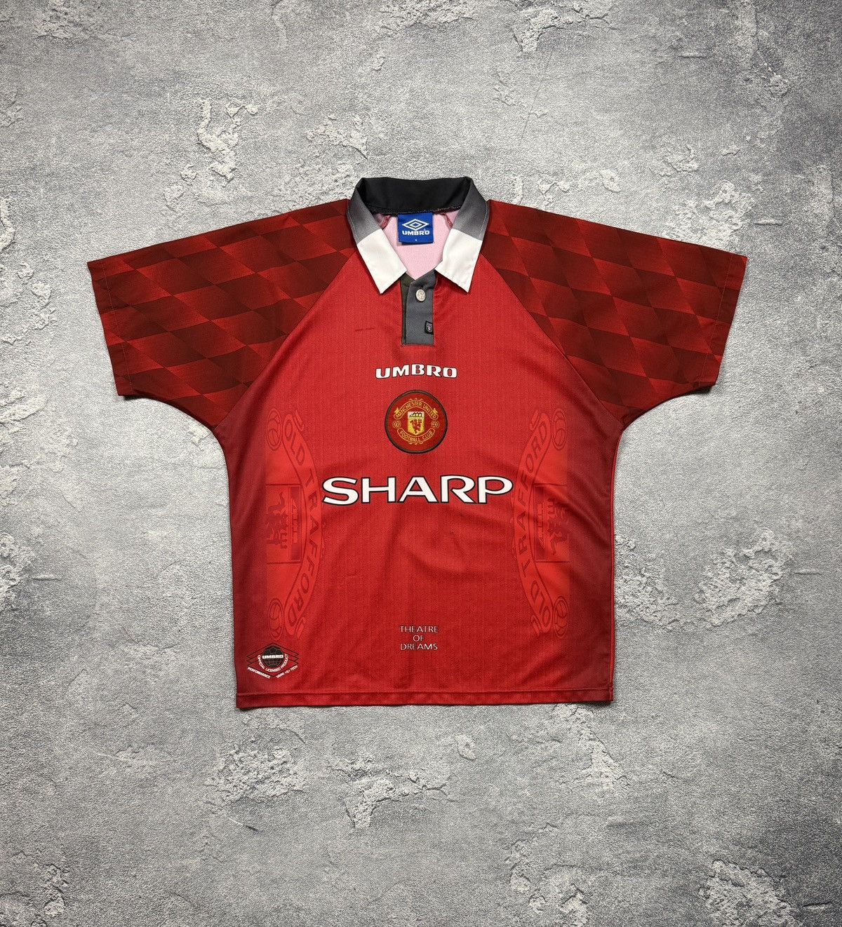 Umbro UMBRO SHARP MANCHESTER UNITED 90s JERSEY Size US M / EU 48-50 / 2 - 1 Thumbnail
