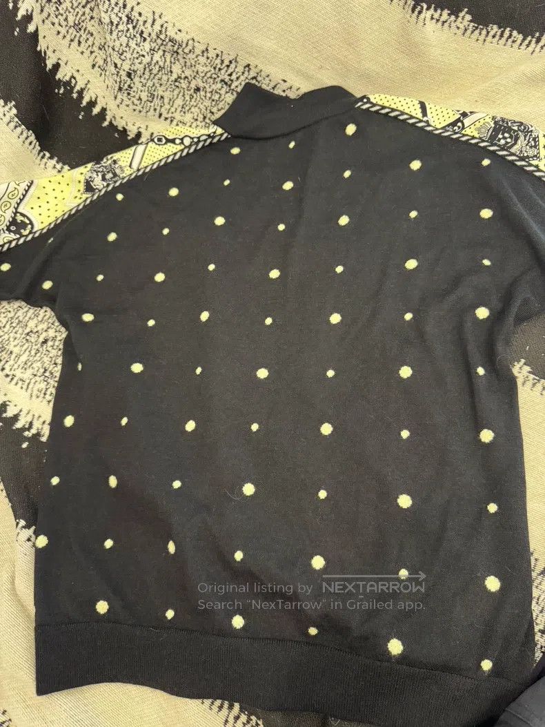 Hermes Hermes Cashmere silk printed patchwork knit short sleeve Size XS / US 0-2 / IT 36-38 - 5 Thumbnail