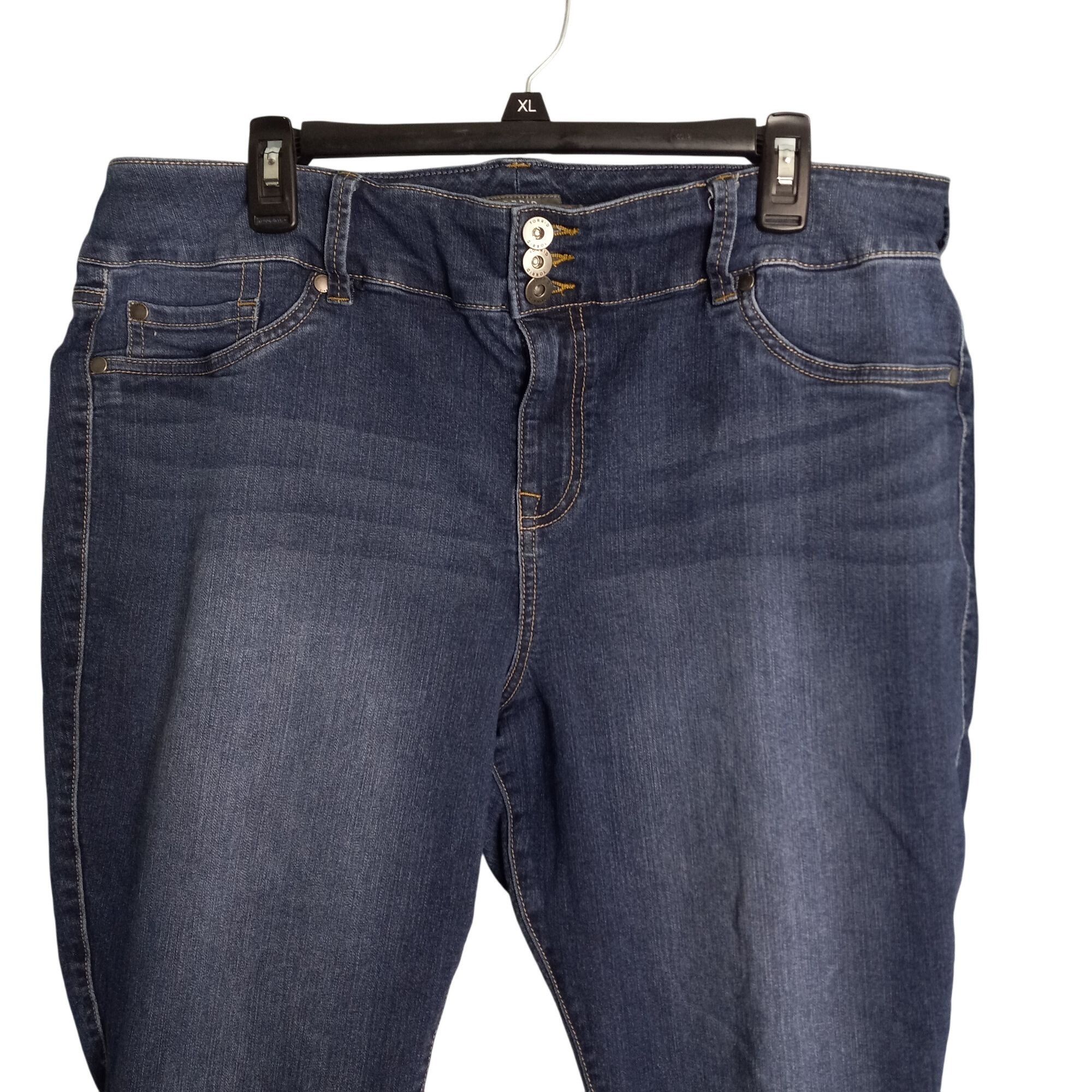 Torrid Torrid Size 22 xs extra short Jegging Womens Denim Blue Jean Size 40" / US 18 - 2 Thumbnail