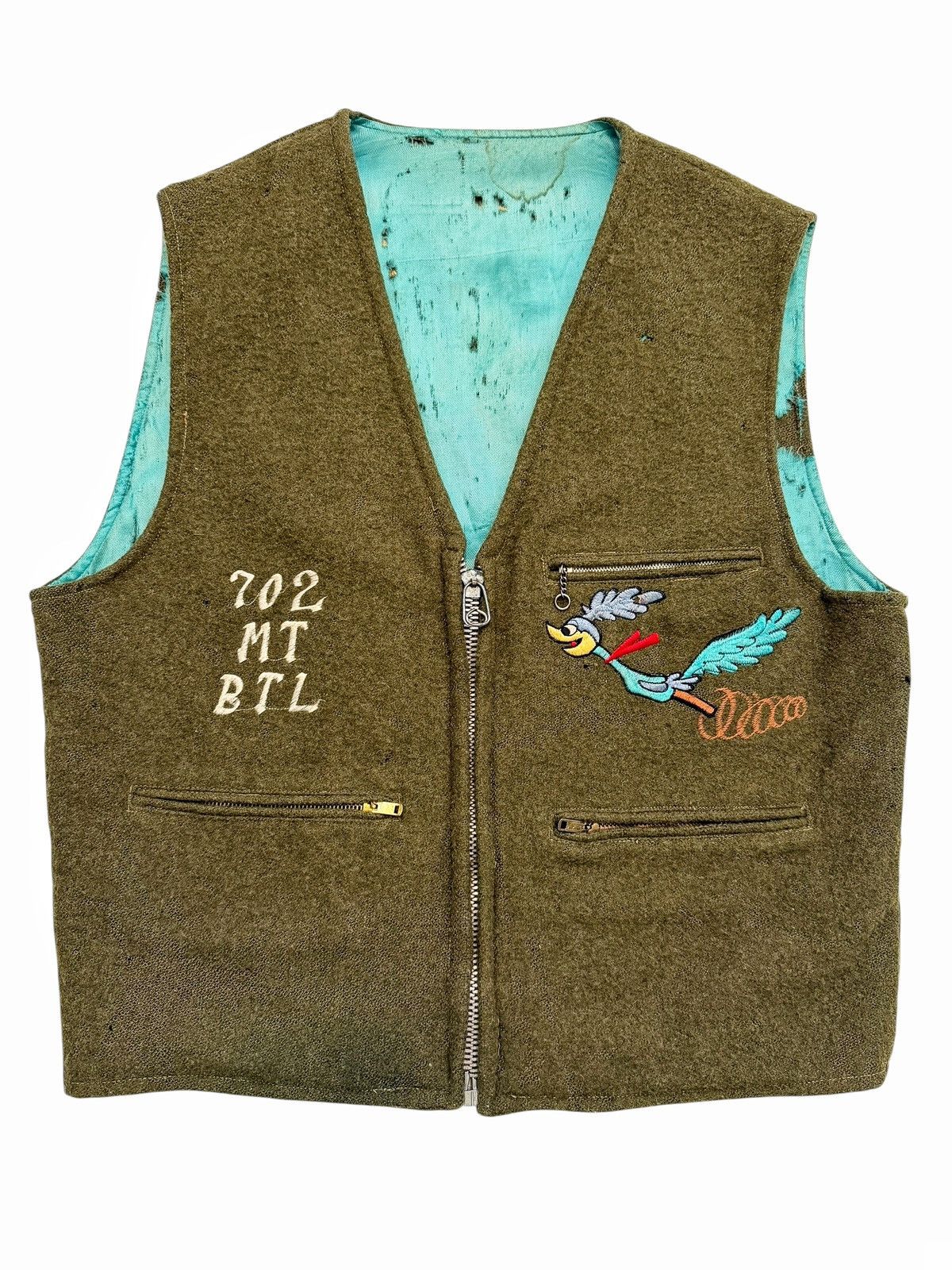 Vintage 1960’s Korea War Souvenir Wool Vest Size US M / EU 48-50 / 2 - 2 Thumbnail