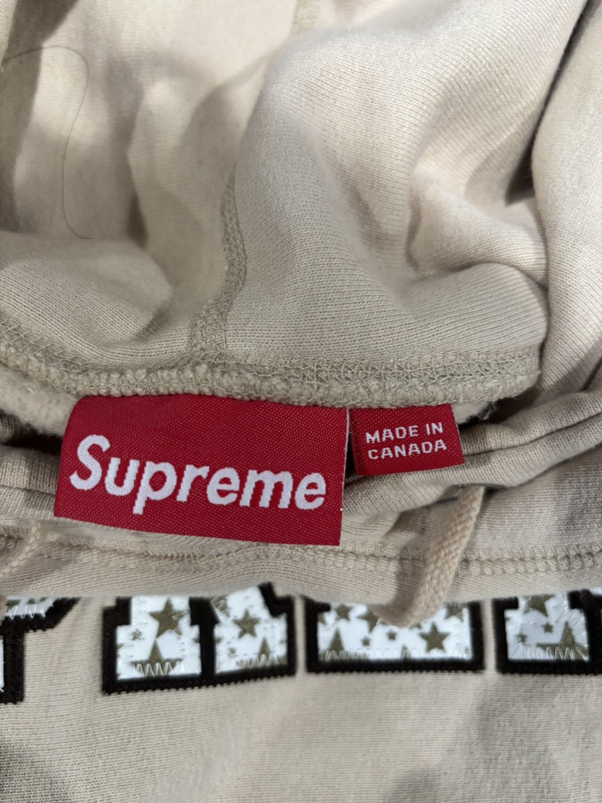 Supreme 2003 Supreme Stars Hoodie Cream Size US L / EU 52-54 / 3 - 3 Thumbnail
