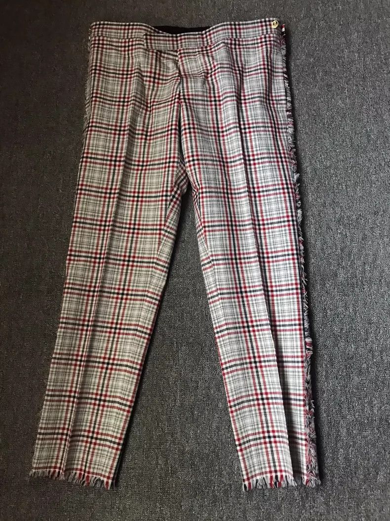 Thom Browne Thom Browne size3 Patchwork checkered trousers Size US 27 - 1 Thumbnail
